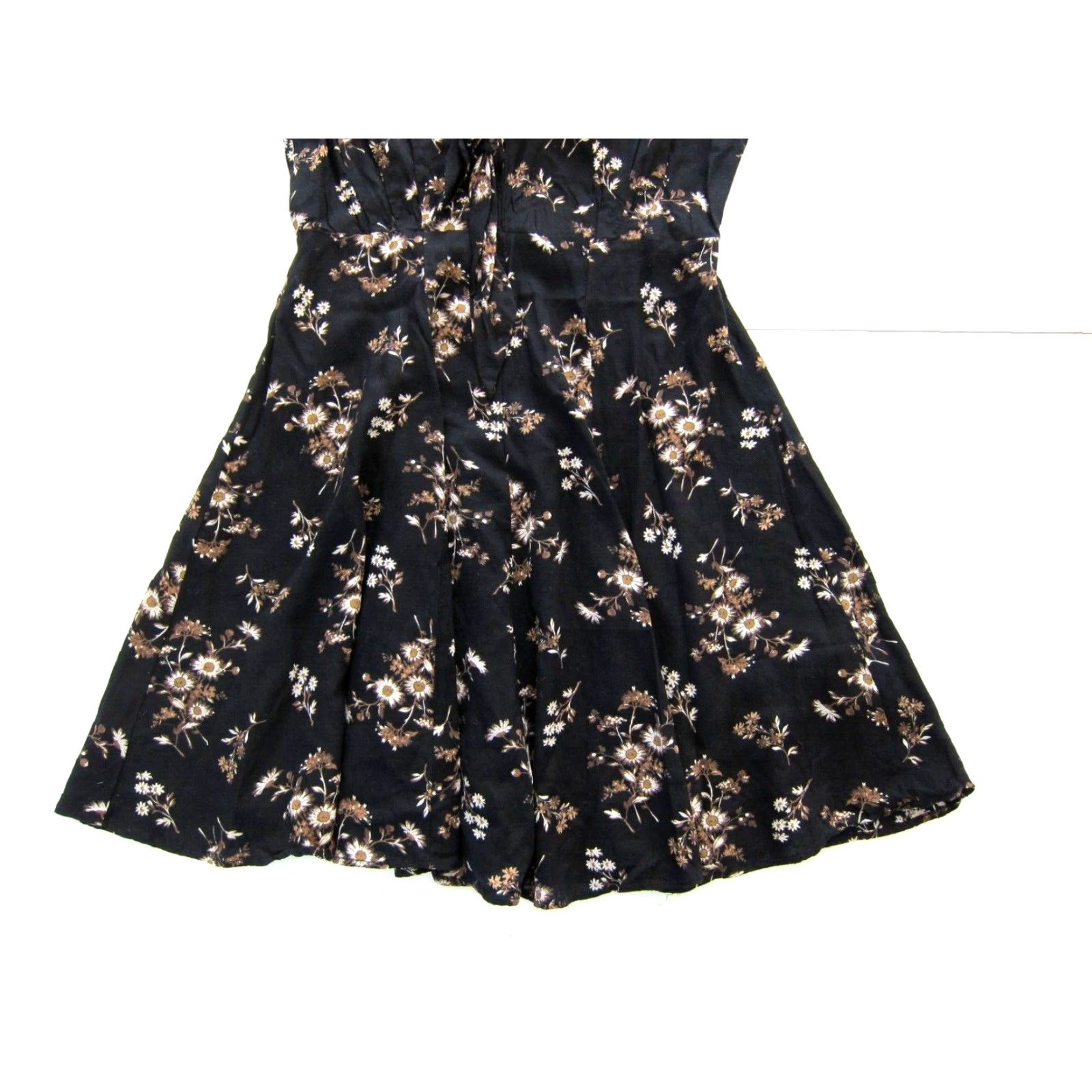 Ralph Lauren Ralph Lauren Denim & Supply Cap Sleeve Sun Dress 100% Rayon Black Floral Kaftan Maxi Shift Sundress Women M- Color Black Size M / US 6-8 / IT 42-44 - 8 Thumbnail
