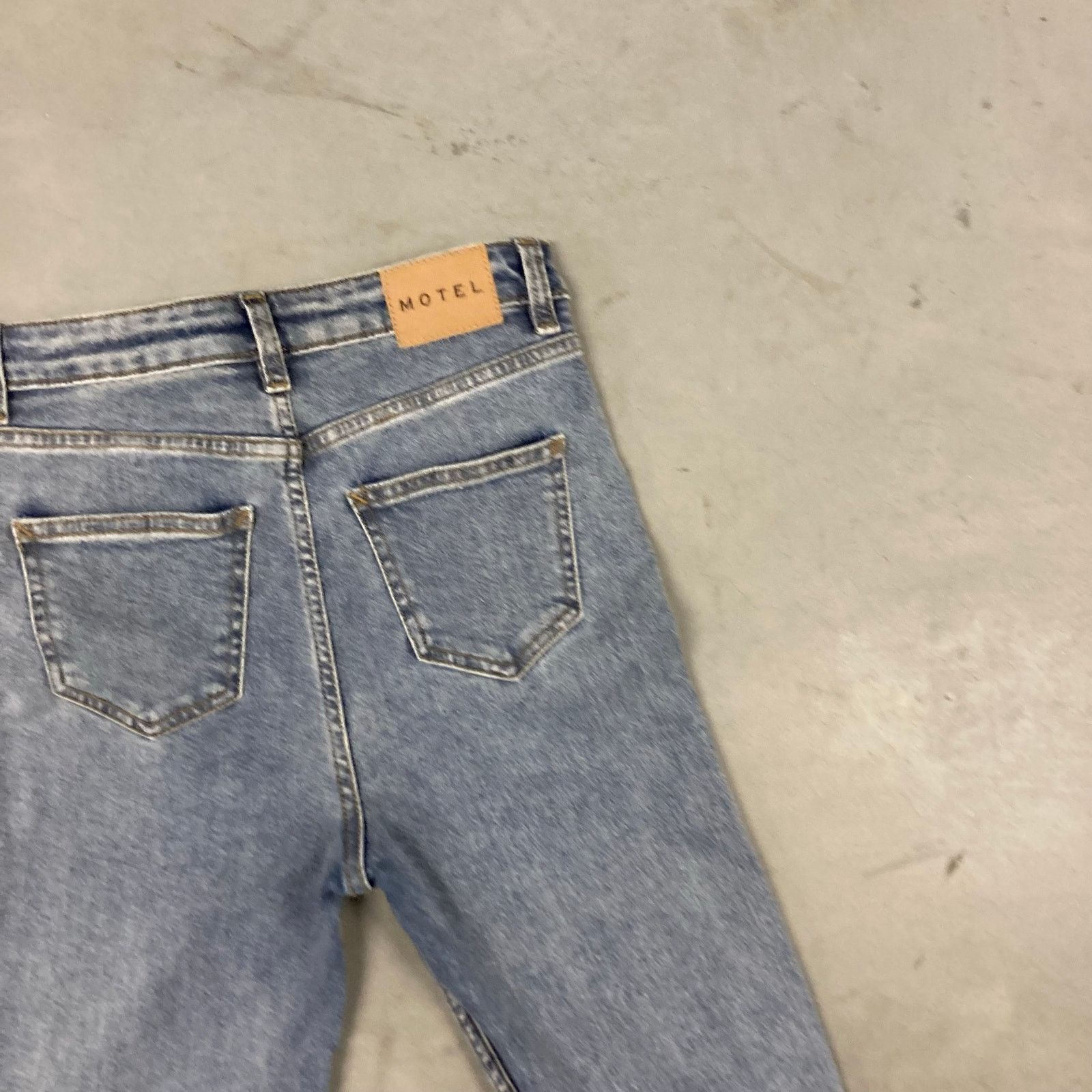 Vintage Y2K motel high rise flare bootcut jeans 27x32 Size 27" / US 4 / IT 40 - 3 Thumbnail
