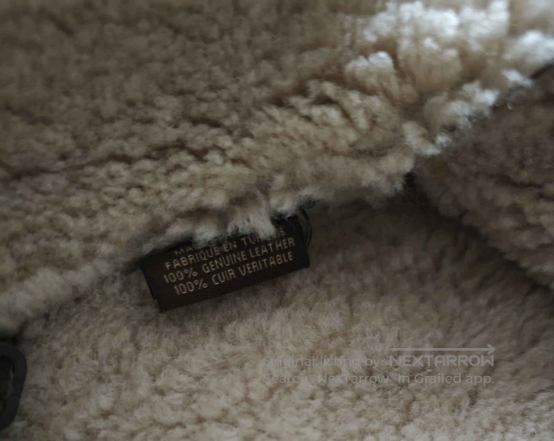 Timberland long leather shearling coat for winter. Size US M / EU 48-50 / 2 - 5 Thumbnail