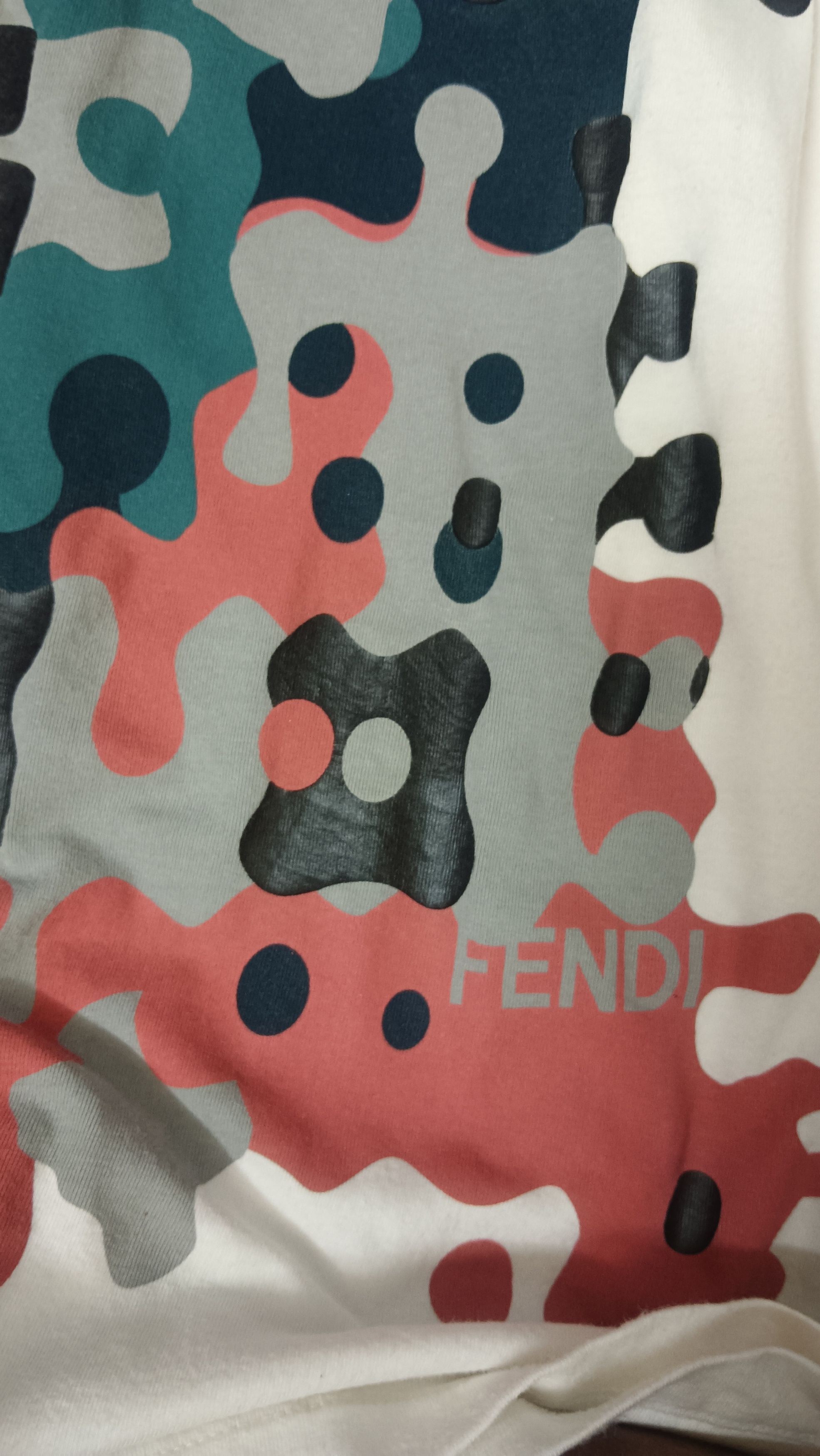 Designer × Fendi FENDI Zucca dot print T-shirt Size S / US 4 / IT 40 - 6 Thumbnail
