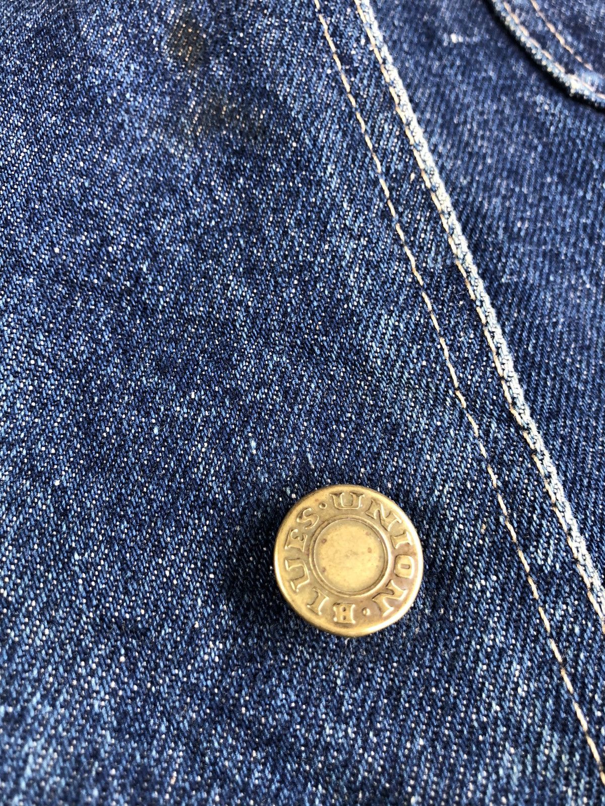 Vintage Vintage 70s Blues Union Chore Jacket Distressed Denim Size US L / EU 52-54 / 3 - 19 Thumbnail