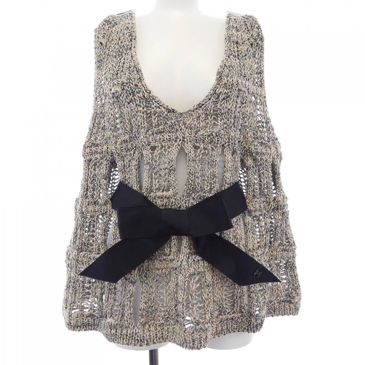 Chanel Chanel Chanel LOOK41 Vest Textile Tops P79484K11467 DUTY FREE for USA Size ONE SIZE - 1 Thumbnail
