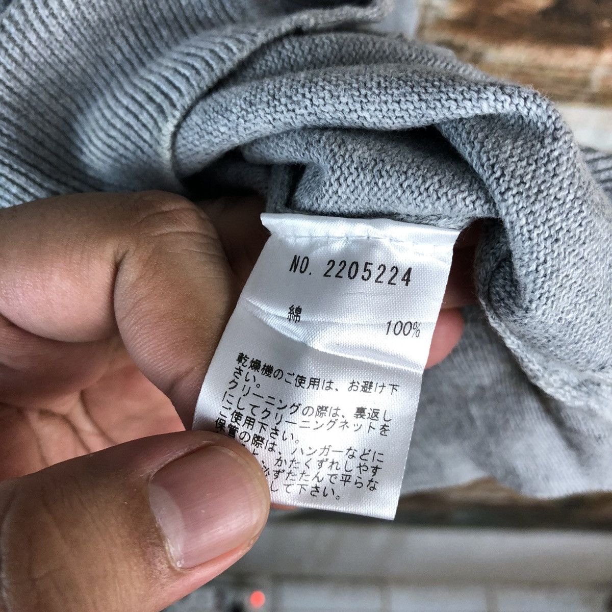 Japanese Brand In The Life Grey Cardigan Knitwear #A1580 Size M / US 6-8 / IT 42-44 - 11 Thumbnail