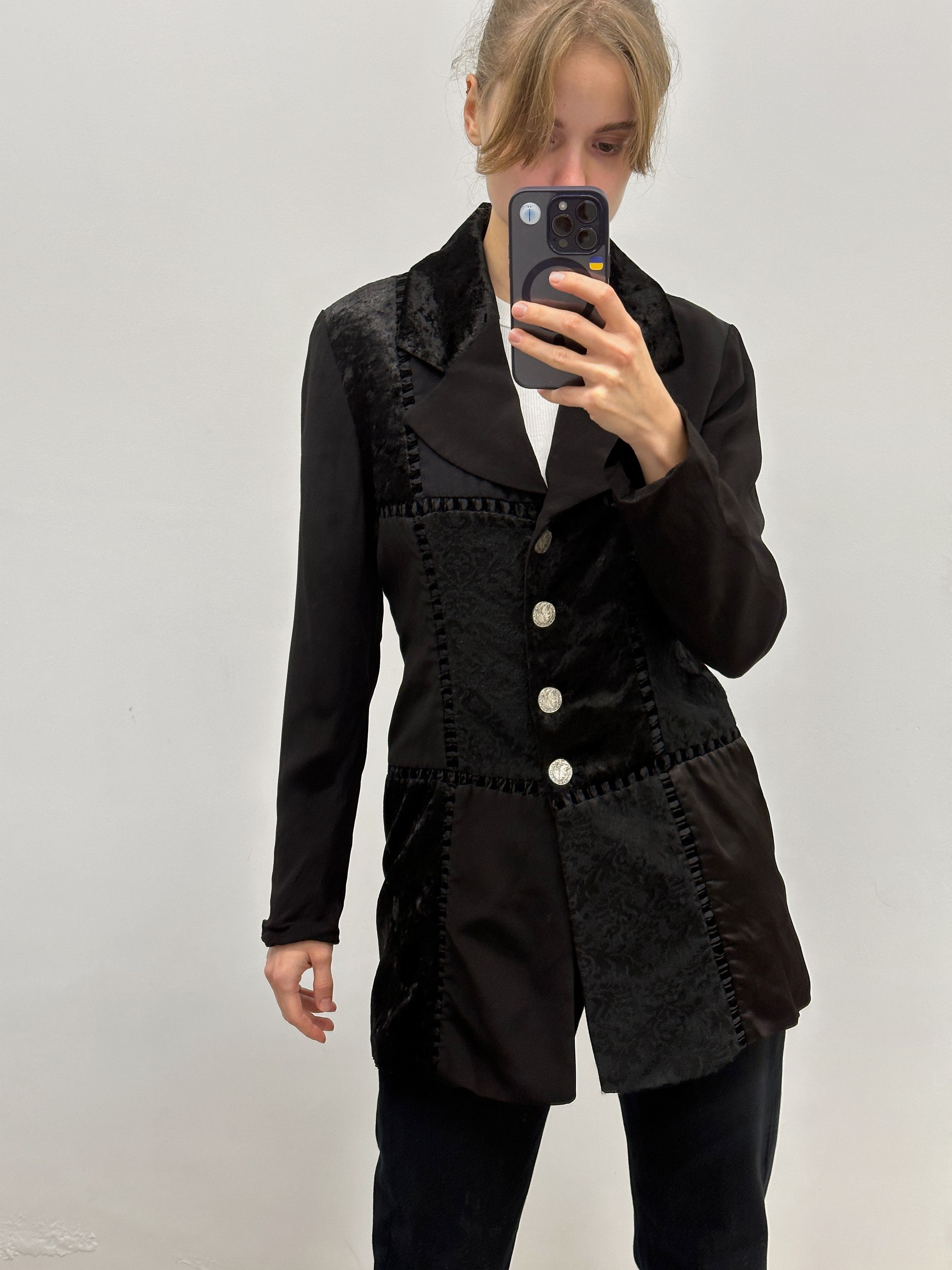 Sandro Vintage Sandro Blazer Jacket Size S / US 4 / IT 40 - 1 Thumbnail