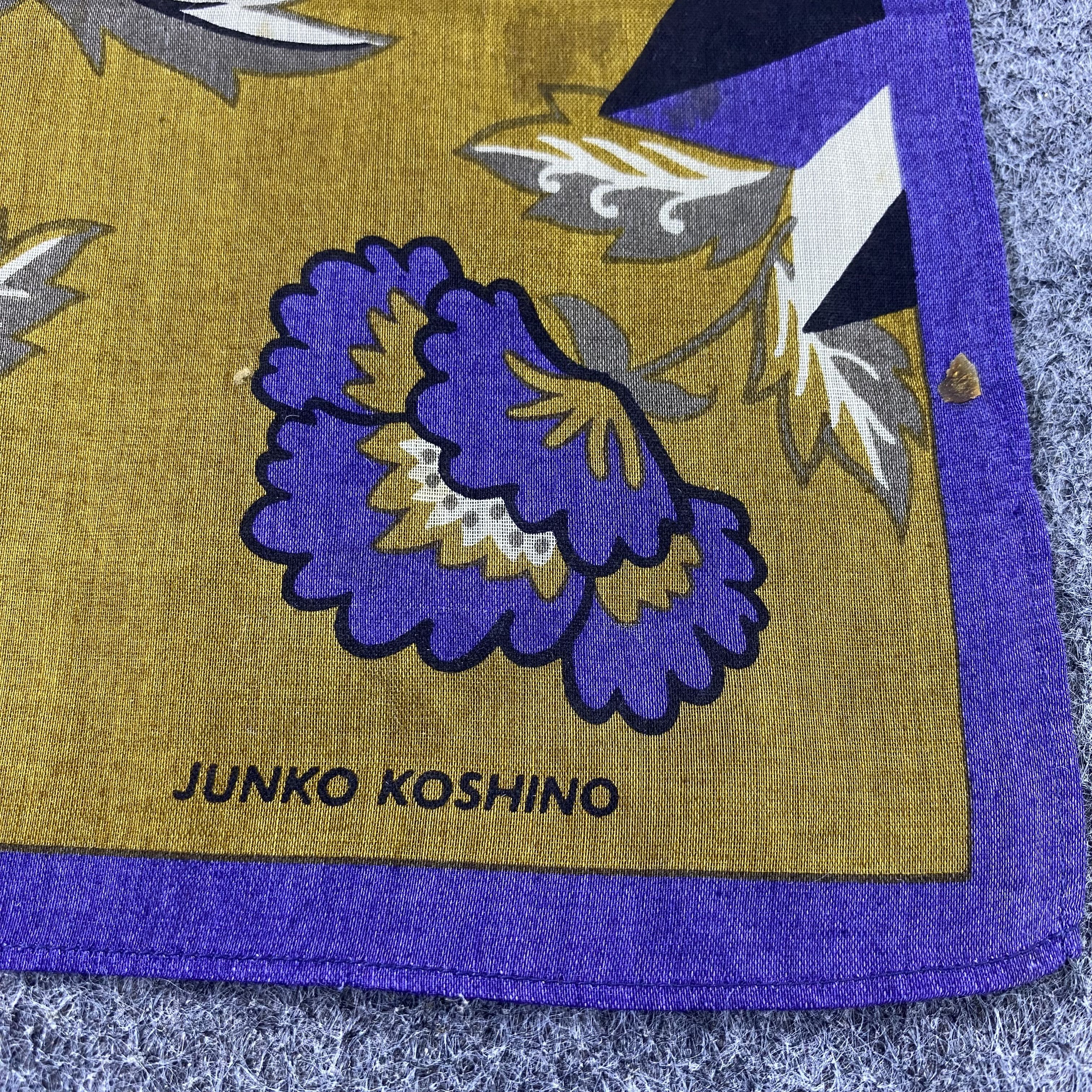 Japanese Brand Junko Koshino Handkerchief Neckerchief Bandana-B1562 Size ONE SIZE - 7 Thumbnail