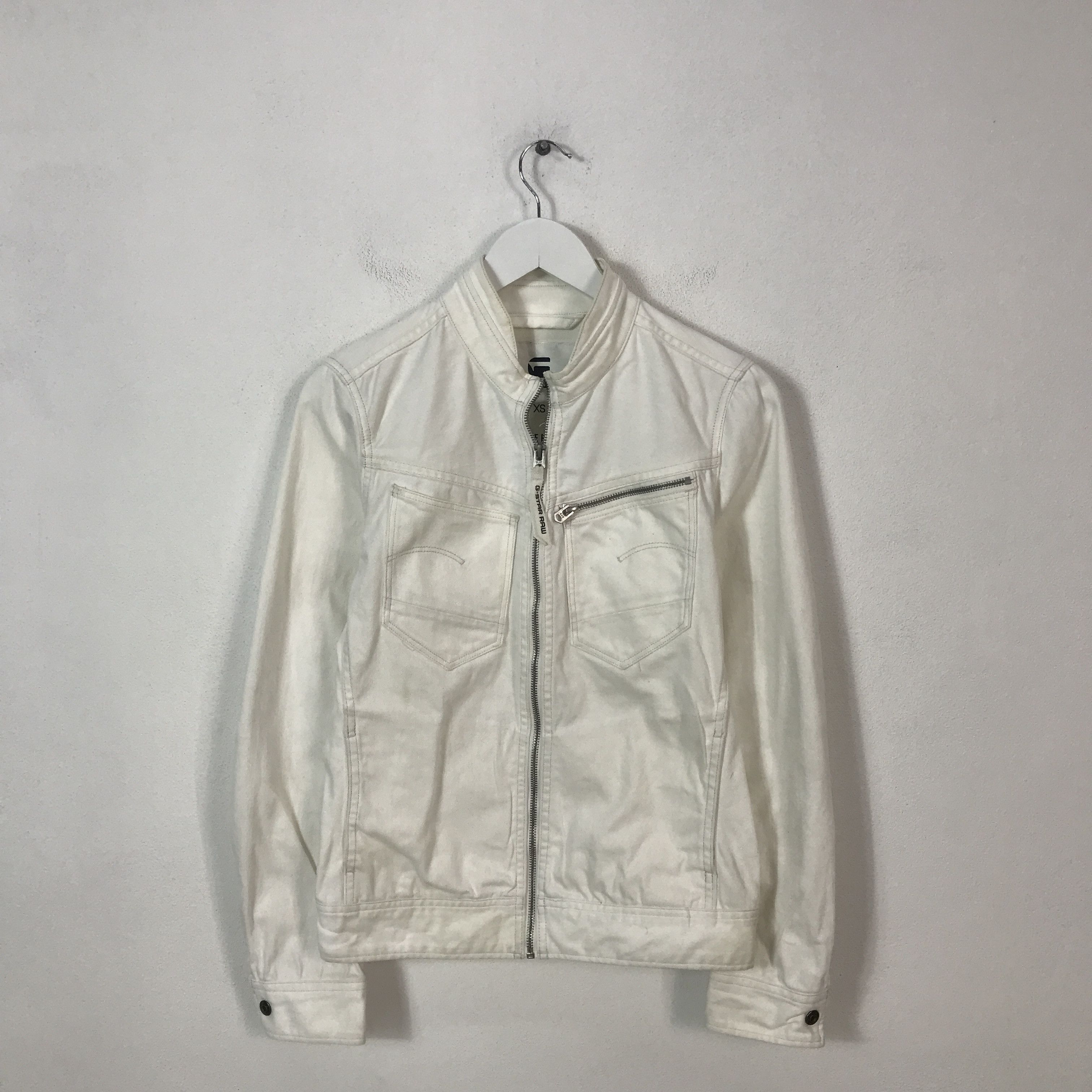 G-Star vintage G-star biker style jacket K63B12 Size US XS / EU 42 / 0 - 1 Thumbnail