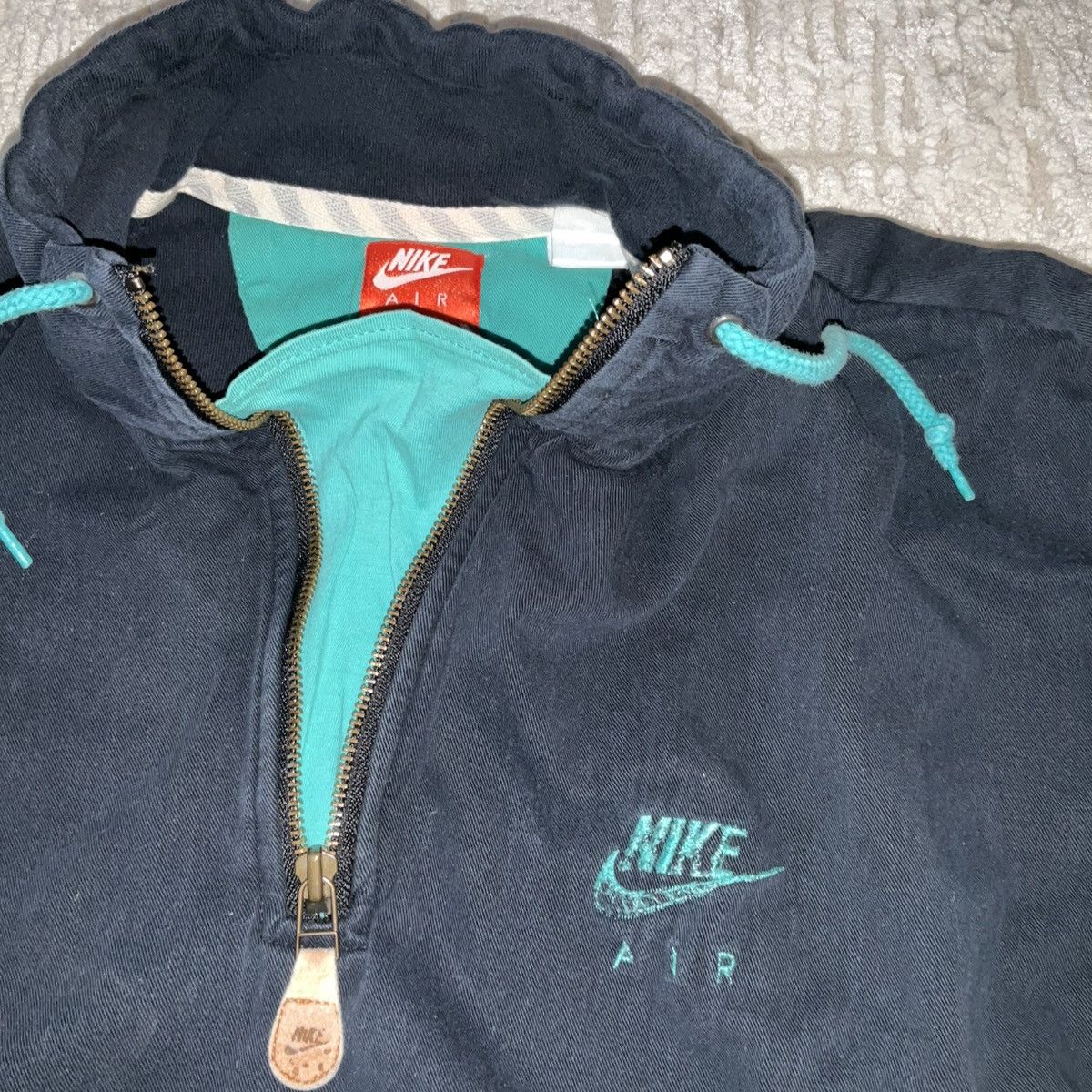 Nike Vintage Nike Boxy Quart Zip Sweatshirt Size US L / EU 52-54 / 3 - 2 Thumbnail