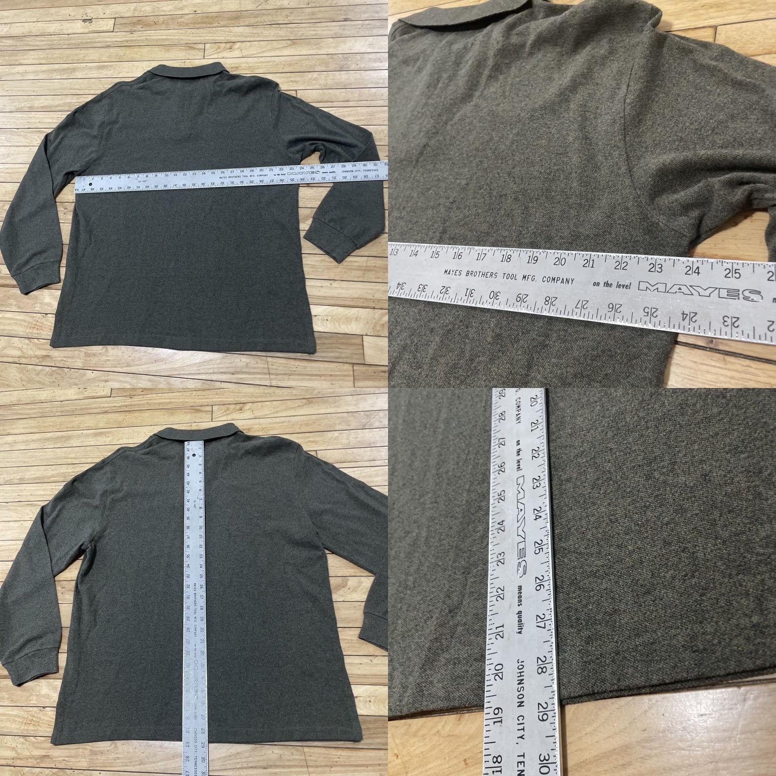 Polo Ralph Lauren Polo Ralph Lauren Rugby Shirt Long Sleeve Polo Gray Orange Logo XL Men Size US XL / EU 56 / 4 - 8 Thumbnail
