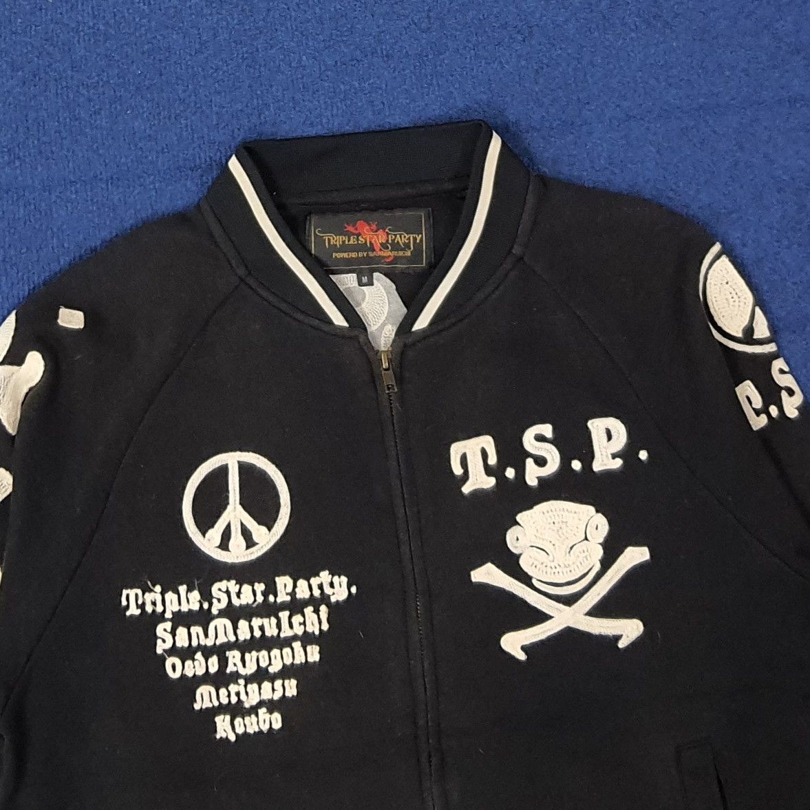 Japanese Brand Vintage Triple Star Party Zipper Sweatshirt C264N8 Size US M / EU 48-50 / 2 - 4 Thumbnail