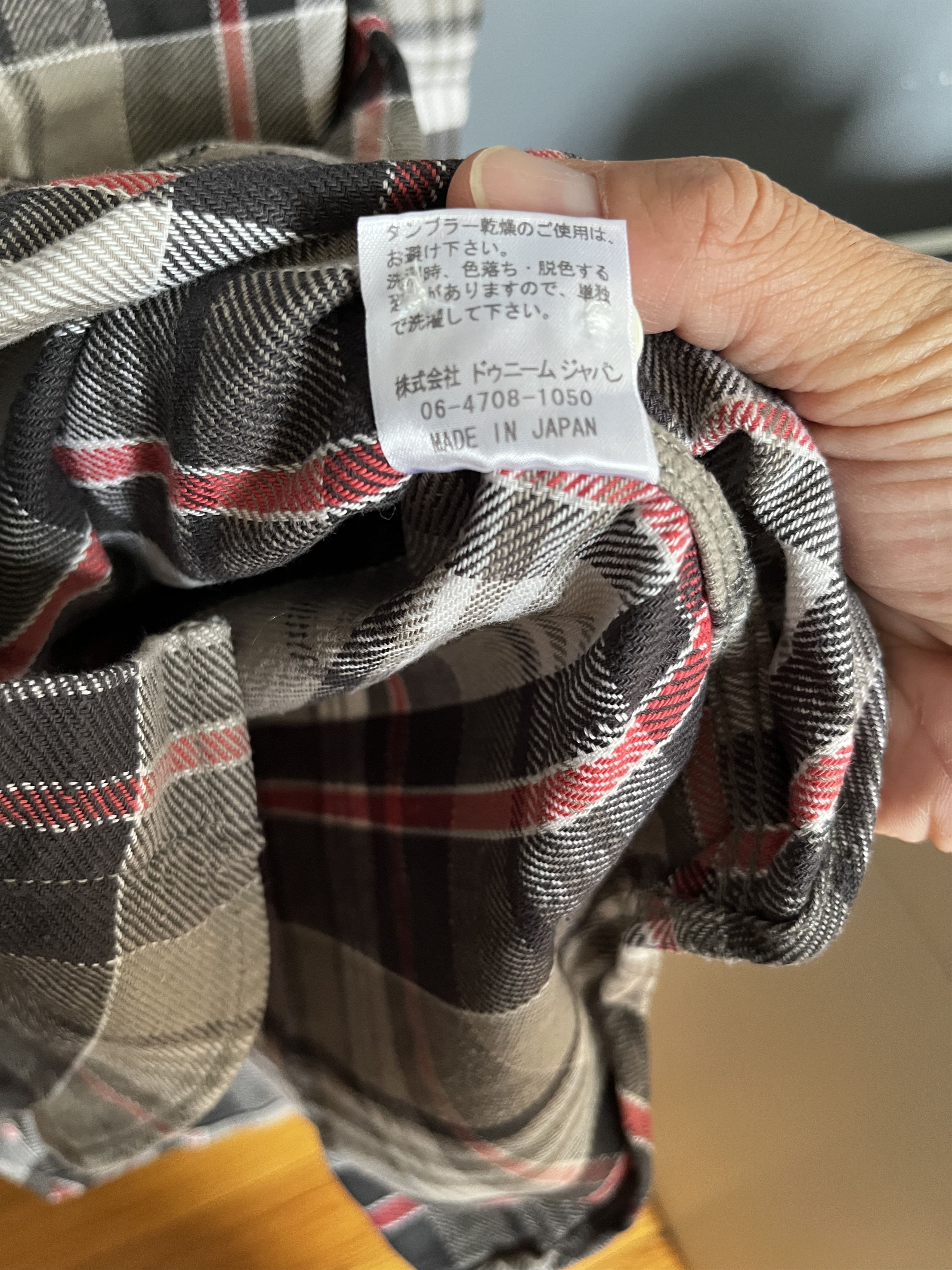 Denime Plaid Flannel shirt Size US M / EU 48-50 / 2 - 7 Thumbnail