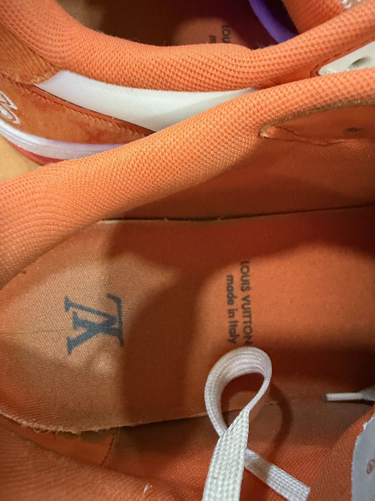 Louis Vuitton Louis Vuitton Trainer -Orange Monogram Denim Size US 10 / EU 43 - 9 Thumbnail