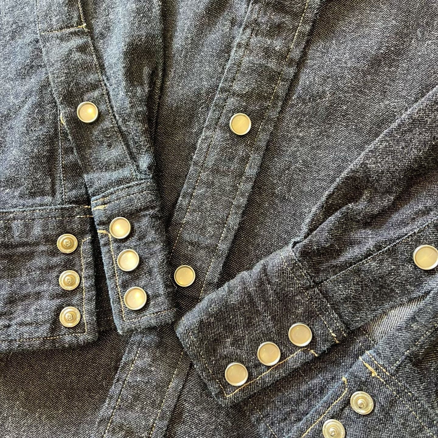RRL Ralph Lauren RRL Denim Shirt Size US S / EU 44-46 / 1 - 5 Thumbnail