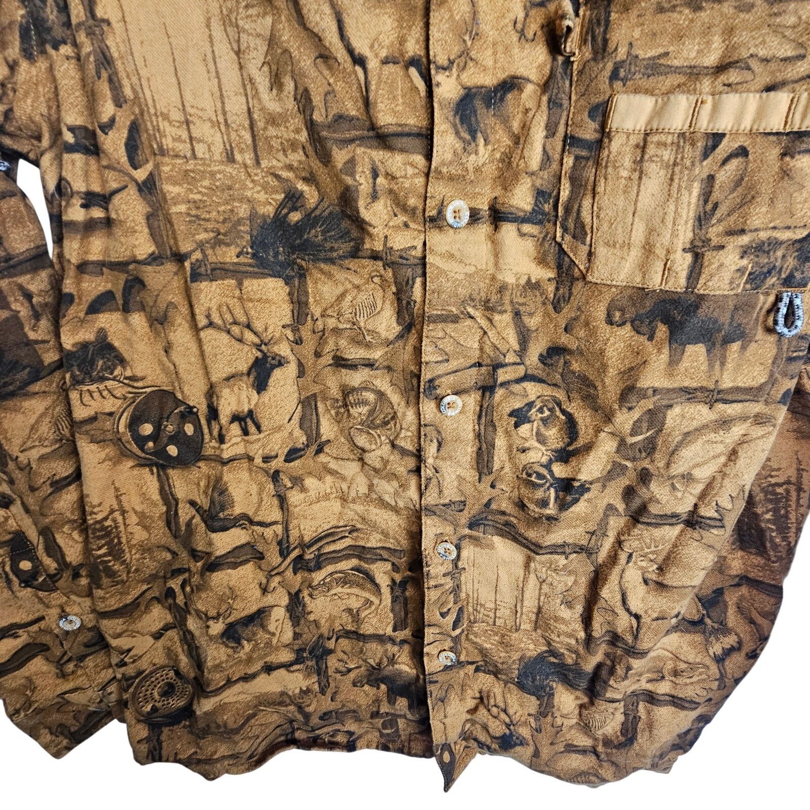 Columbia Columbia PHG Mens Flannel Hunting Shirt Size M Animal Print Size US M / EU 48-50 / 2 - 3 Thumbnail
