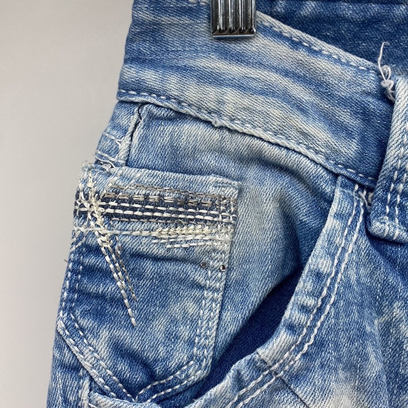 Other Ariya Vintage Y2K deconstructed lowrise flare jeans sz 7/8 Size 26" / US 2 / IT 38 - 7 Thumbnail