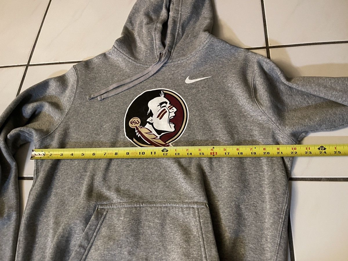 Nike Mens Nike Florida State Seminoles FSU Hoodie Gray Sz L Size US L / EU 52-54 / 3 - 5 Thumbnail