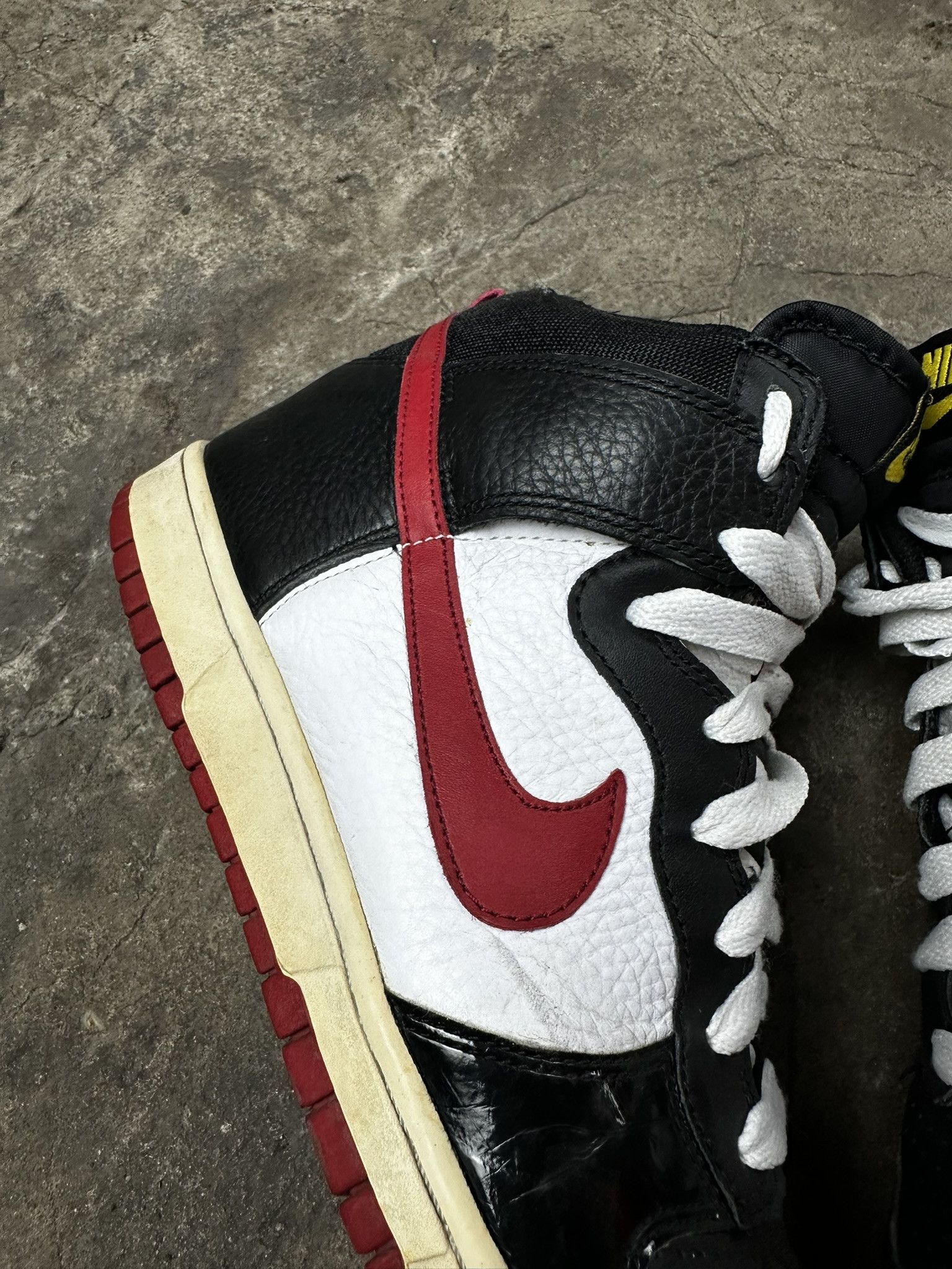 Nike 00s Vintage Nike Dunk Hi Leather Sneakers Size US 10 / EU 43 - 3 Thumbnail