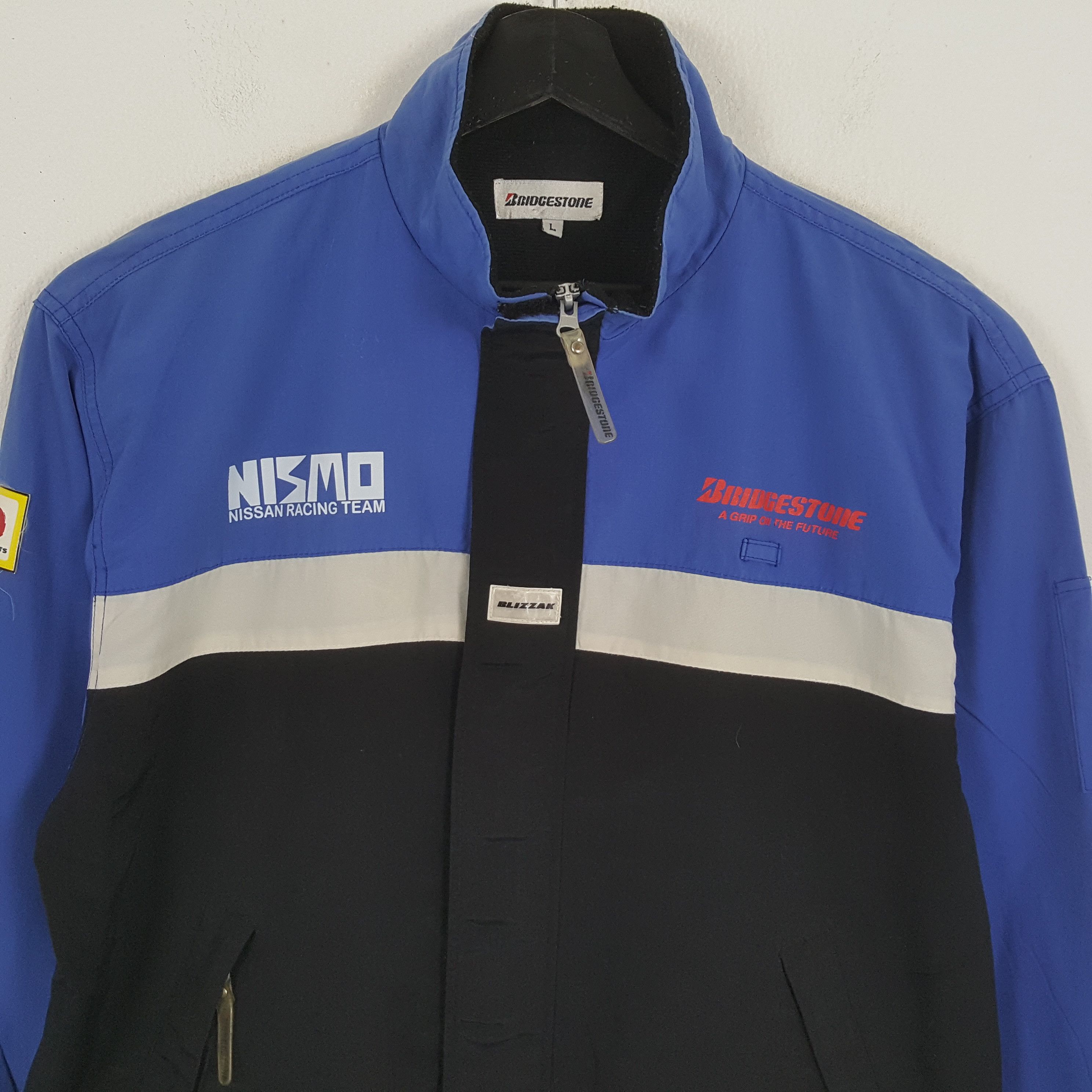 Japanese Brand × Vintage BRIDGESTONE x NISMO NISSAN RACING TEAM Custom Art Jacket Size US L / EU 52-54 / 3 - 4 Thumbnail