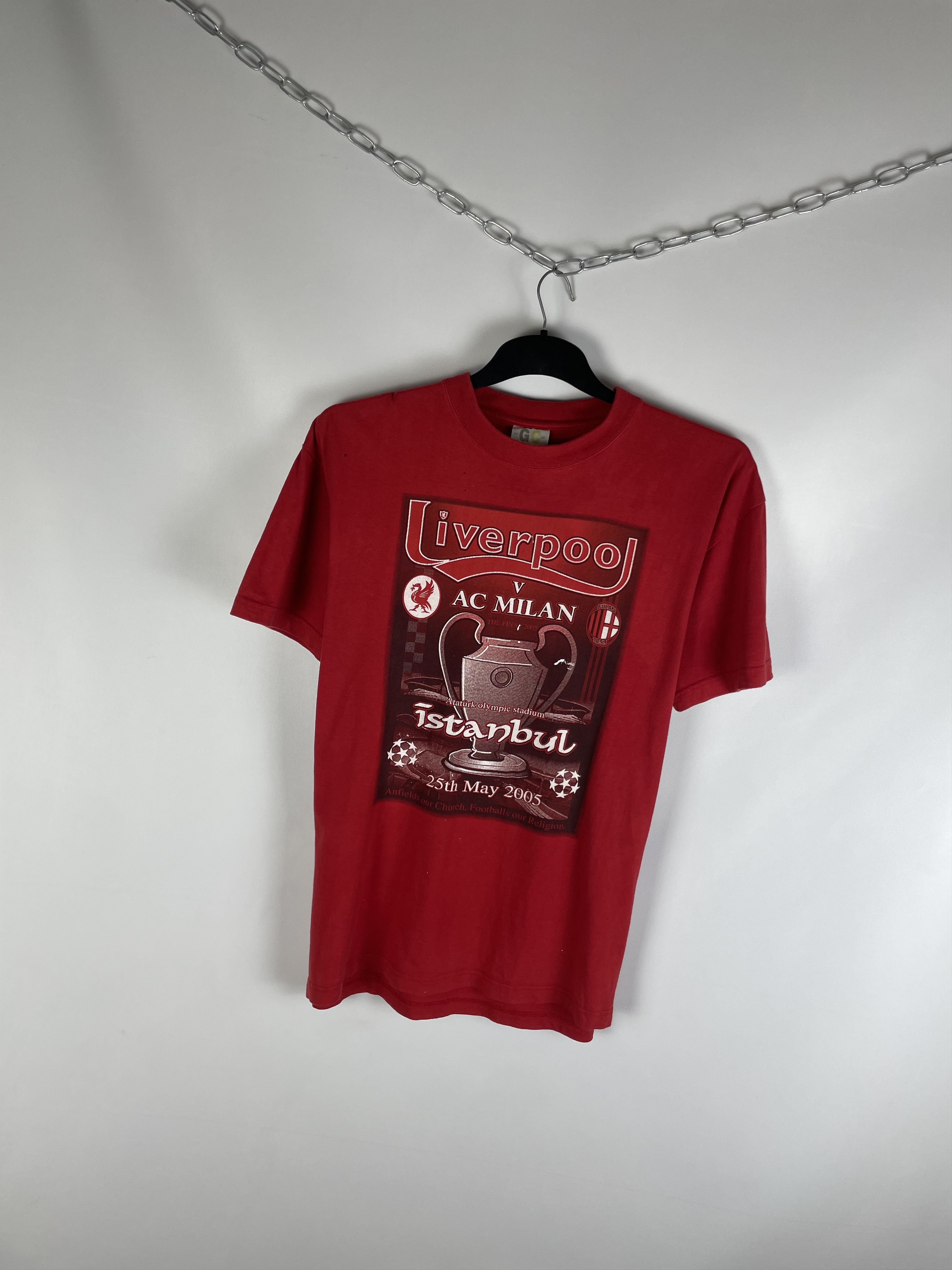 Vintage Vintage Liverpool AC Milan 2007 Final Champions League Tee Size US L / EU 52-54 / 3 - 2 Thumbnail