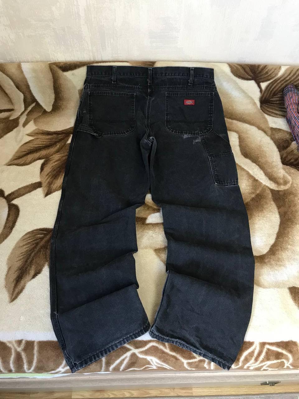 Vintage 🔥 90s Dickies Vintage Y2K Baggy Work Cargo Pants Denim Size US 34 / EU 50 - 5 Thumbnail