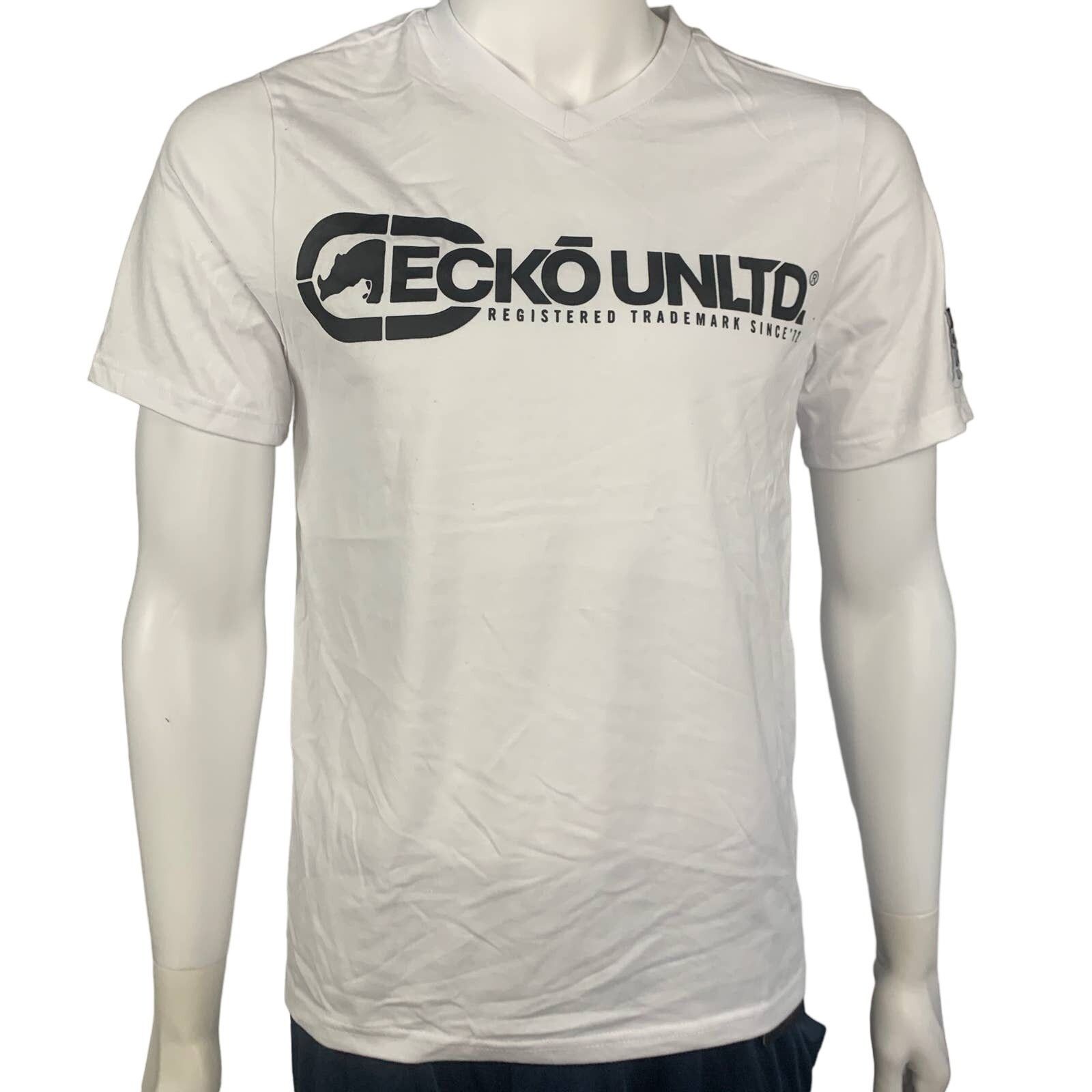 Ecko Unltd. Men's Ecko Unltd White Short Sleeve Shirt Size Small Size US S / EU 44-46 / 1 - 1 Thumbnail