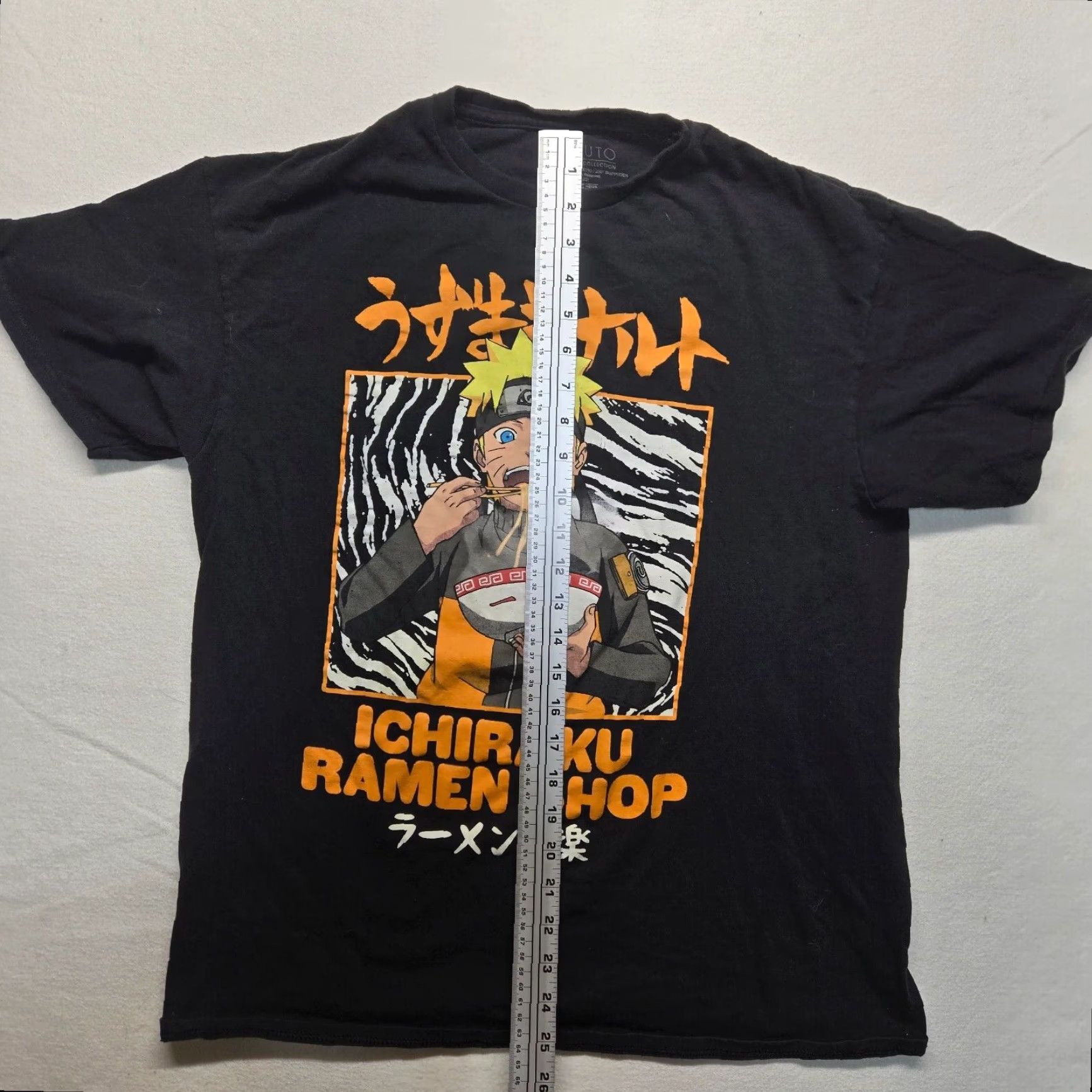 Vintage VINTAGE Naruto Shirt Anime Short Sleeve T-Shirt Men Large Black Ramen Ichiraku 2000s Size US L / EU 52-54 / 3 - 5 Thumbnail