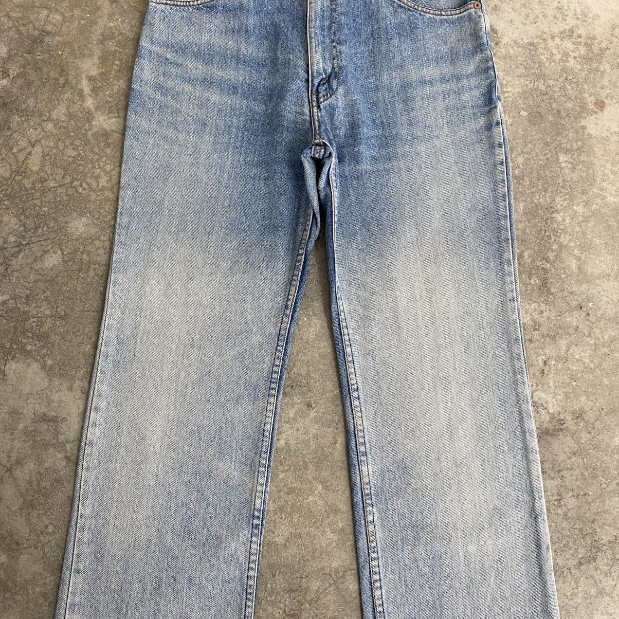 Levi's Vintage 90’s Levis 505 Faded Blue Straight Leg Jeans Size US 32 / EU 48 - 5 Thumbnail