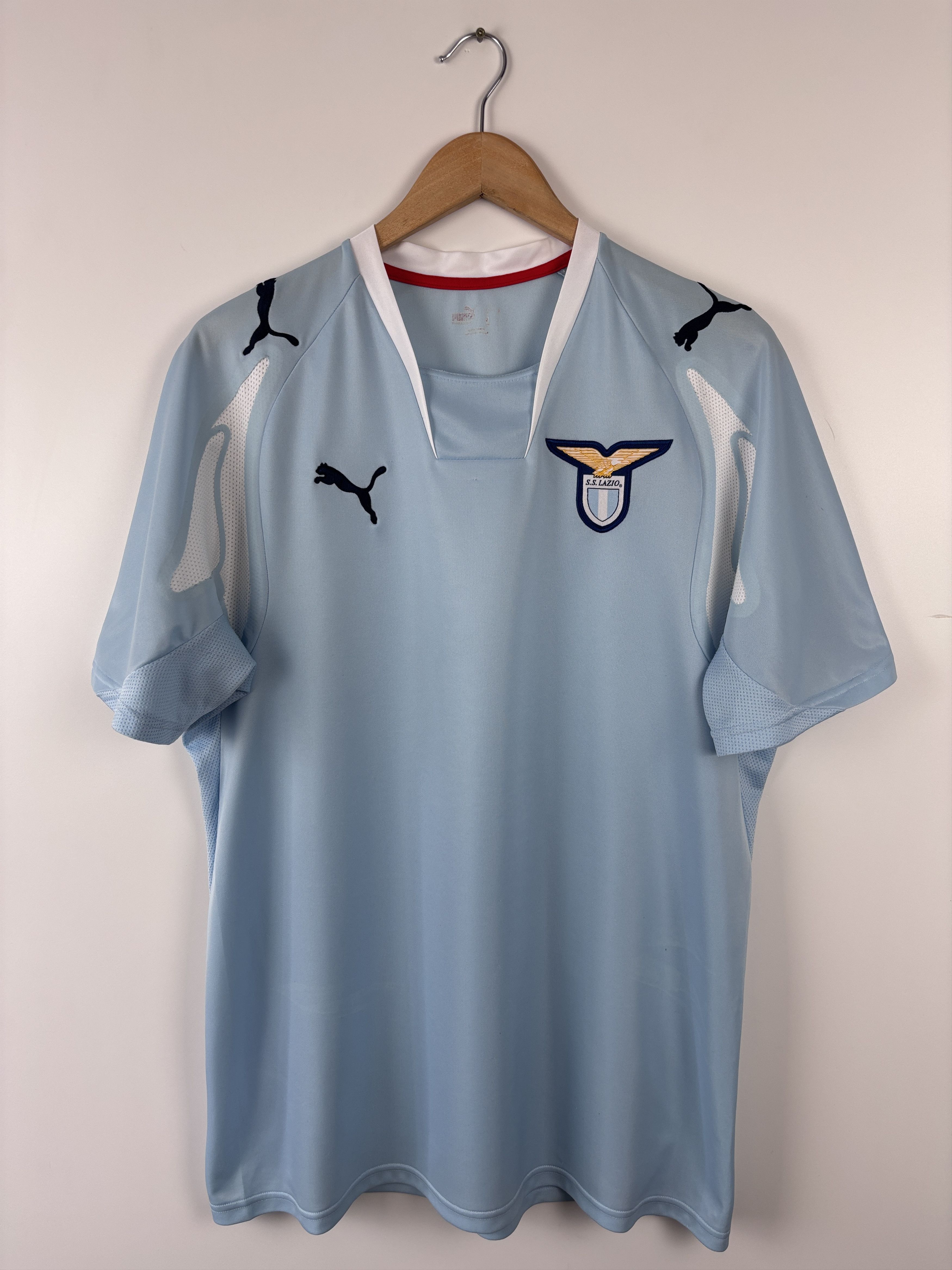 Puma Lazio 2007-08 Football Shirt Soccer Jersey Puma Mens Size ~L Size US L / EU 52-54 / 3 - 1 Thumbnail