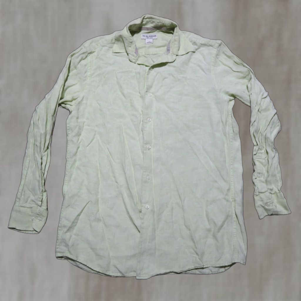 Vintage WH Belk Button-Up Shirt Green Long Sleeve Adult Men Size M Medium Shirt Mens Green Striped Button-Down (Note: ensure original words used) Size US L / EU 52-54 / 3 - 1 Thumbnail