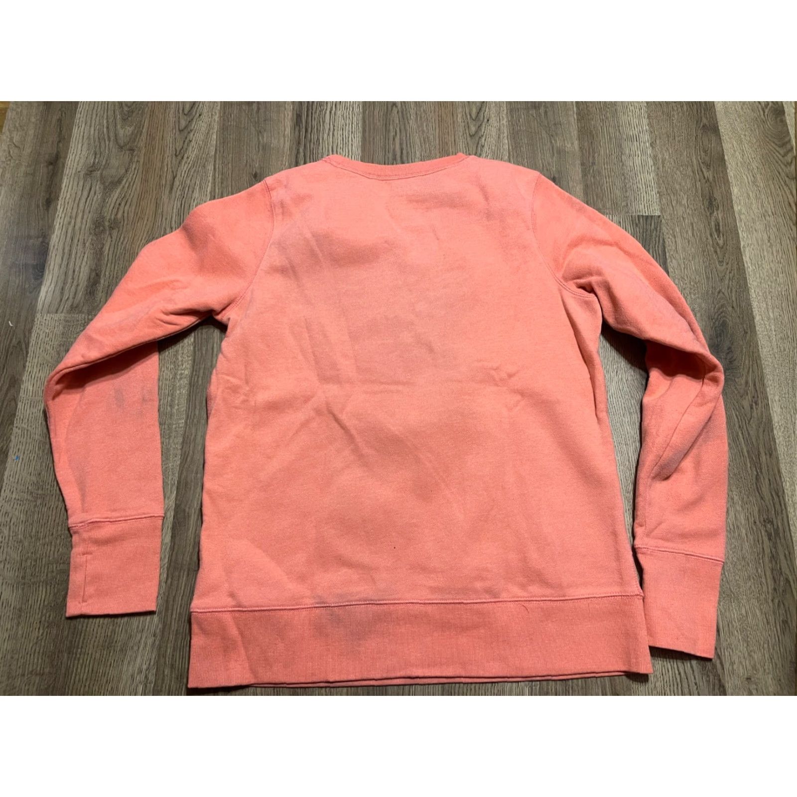 Tek Gear Tek Gear Sweater Women's Size L Orange Ultrasoft Fleece Pullover Regular Crew Neck Long Sleeve Size L / US 10 / IT 46 - 2 Thumbnail