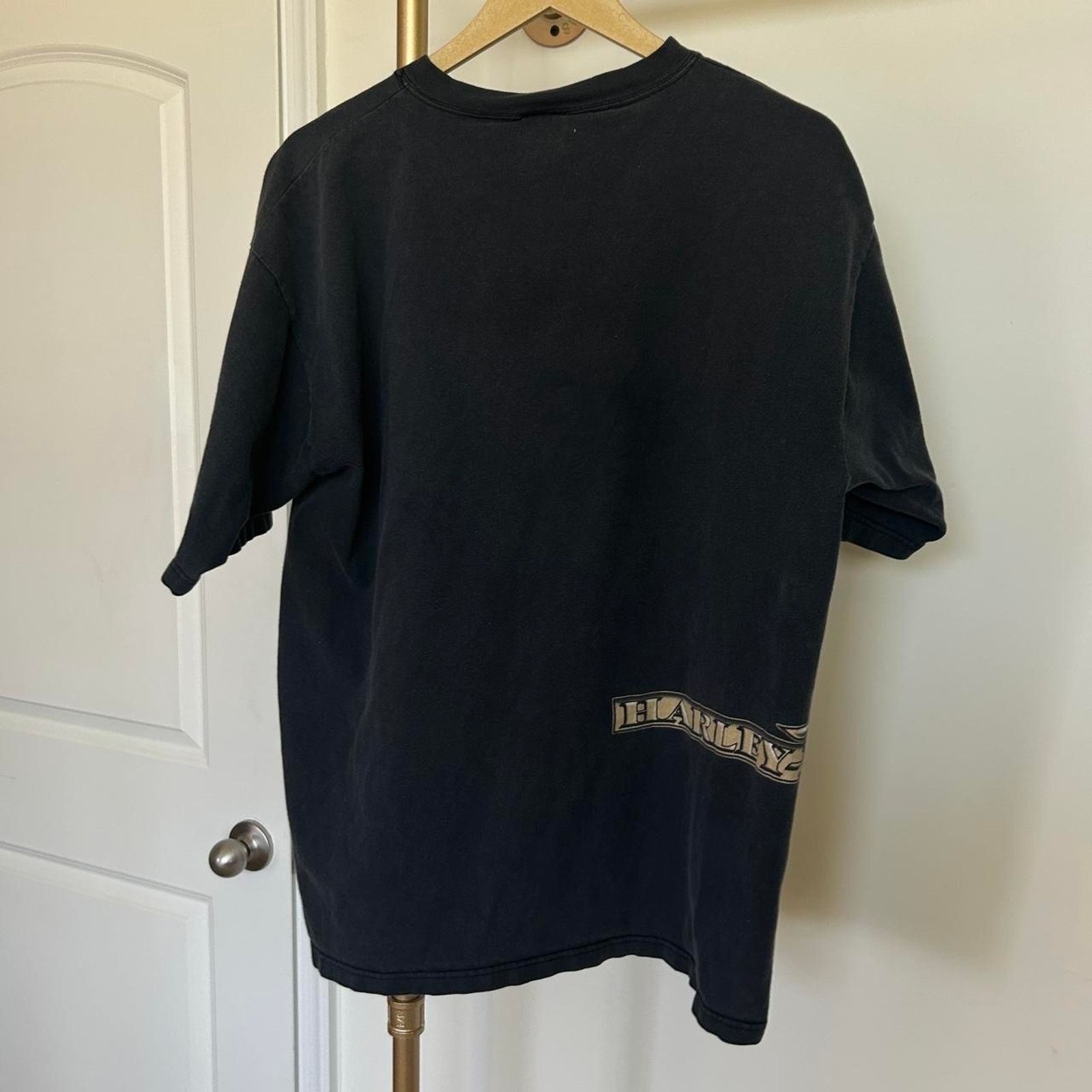 Harley Davidson Vintage Harley Davidson Wraparound Tee 1996 Size US L / EU 52-54 / 3 - 2 Thumbnail