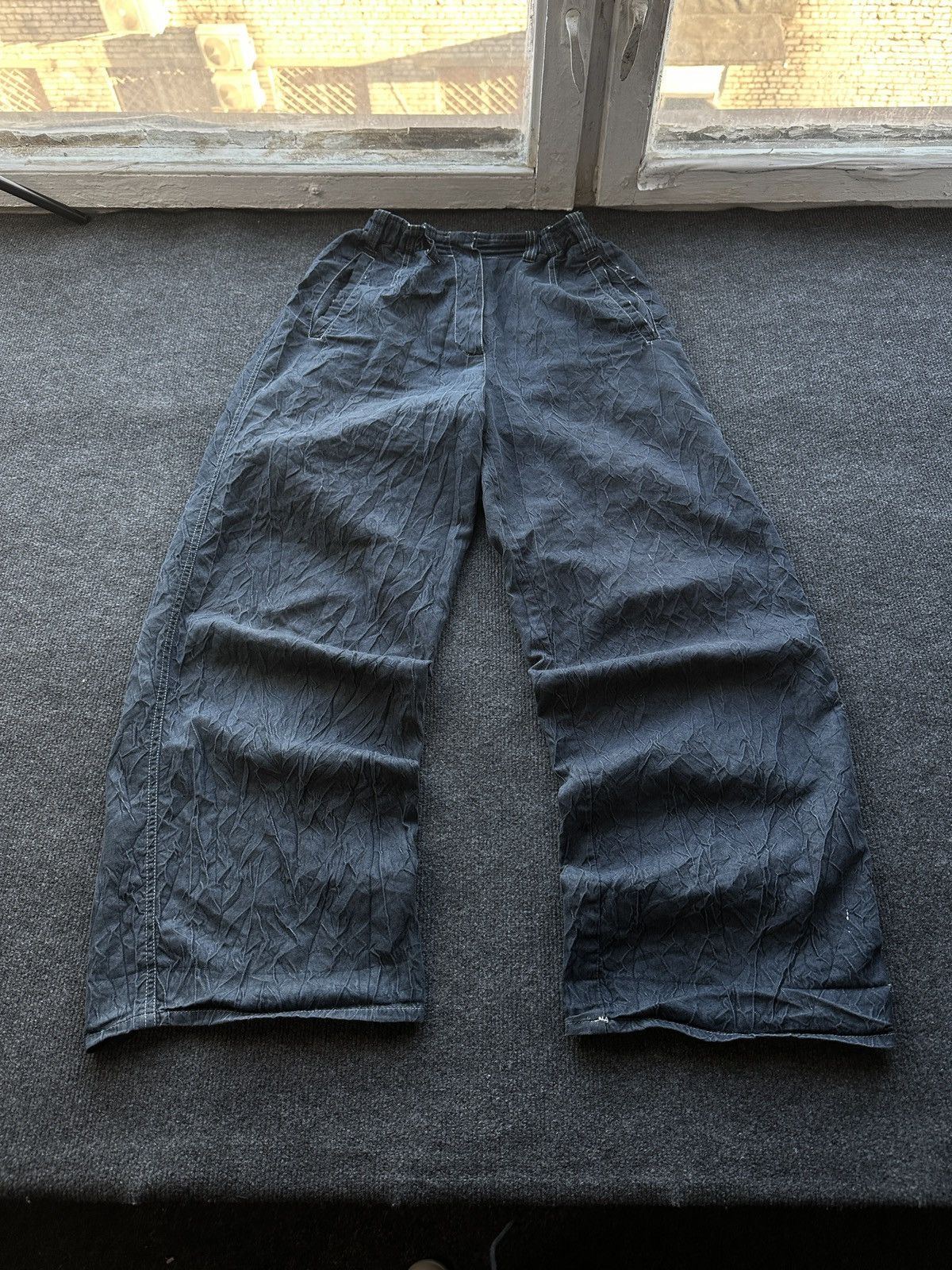 Other SULU 🚨 WOMEN FADED GRAY BAGGY UNISEX PANTS OPIUM Size 27" / US 4 / IT 40 - 1 Thumbnail