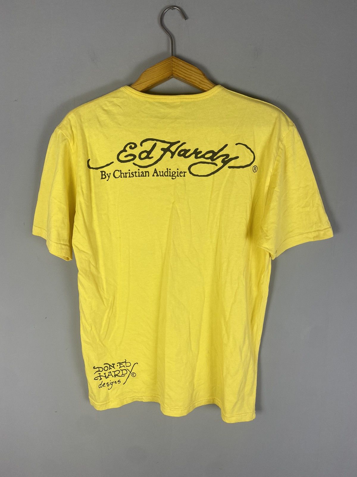 Ed Hardy Vintage Ed Hardy tee T-shirt polo big logo Size US L / EU 52-54 / 3 - 7 Thumbnail