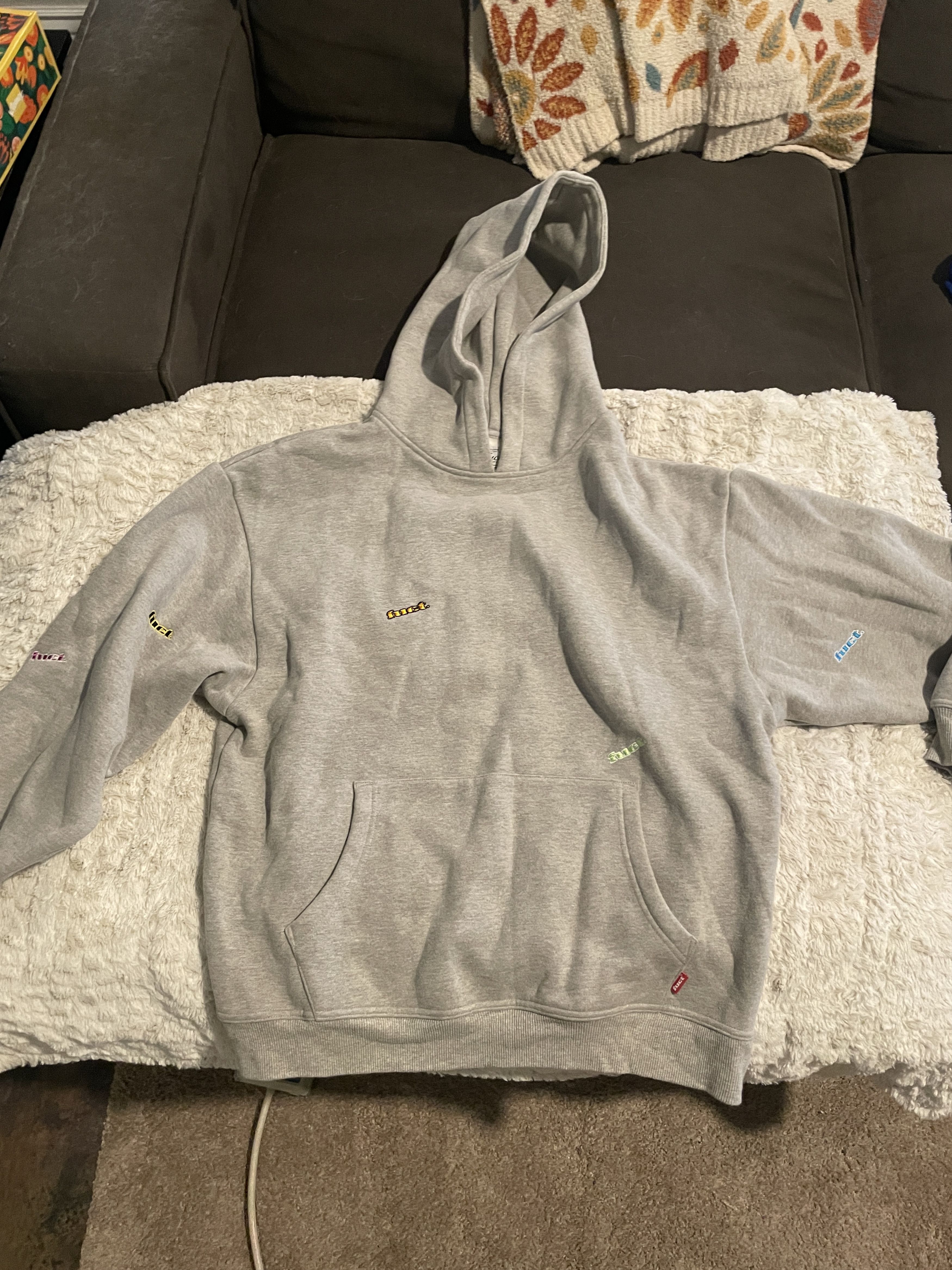 FUCT FUCT ALL OVER EMBROIDERED HOODIE Size US L / EU 52-54 / 3 - 2 Thumbnail