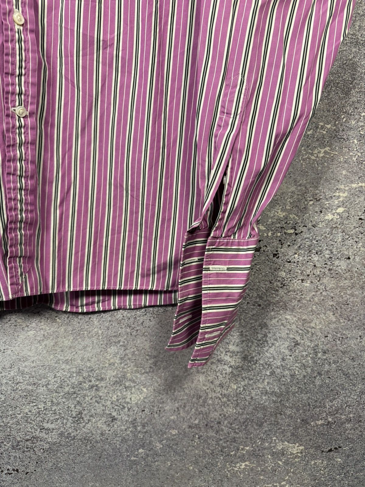 Ralph Lauren Purple Label Ralph Lauren Purple Label Striped Shirt Button Up Men’s 17 Size US XL / EU 56 / 4 - 5 Thumbnail