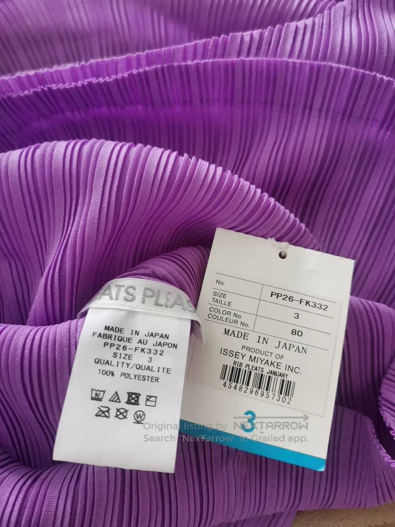 Issey Miyake Issey Miyake Ribbed Batwing Sleeve Top Size L / US 10 / IT 46 - 2 Thumbnail