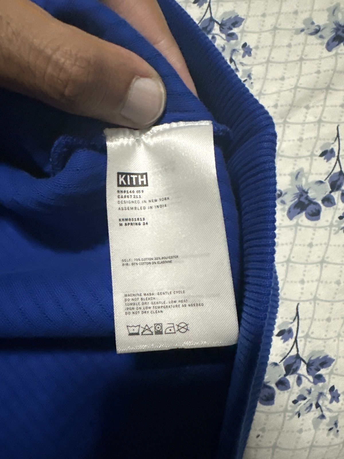 Kith KITH STRIPED INTERLOCK WILLIAMS III HOODIE - CYCLONE Size US M / EU 48-50 / 2 - 5 Thumbnail