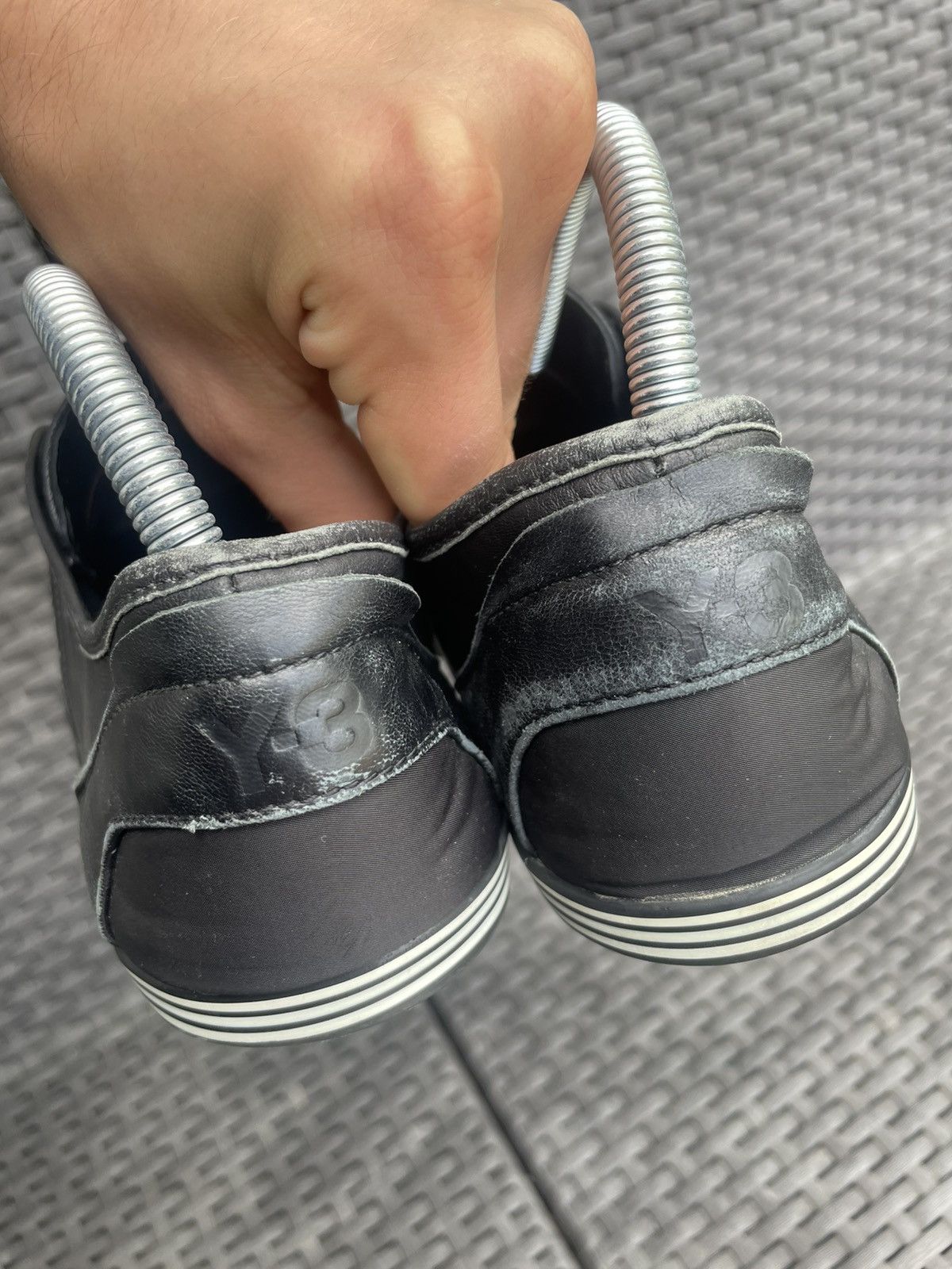 Yohji Yamamoto Rare Adidas Y3 Yohji Yamamoto low leather sneakers Size US 7.5 / EU 40-41 - 6 Thumbnail