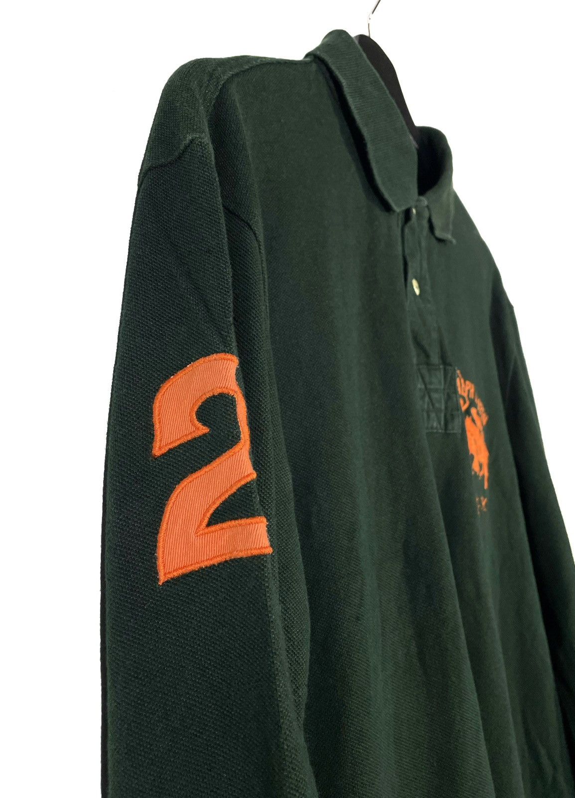 Polo Ralph Lauren Ralph Lauren Polo Long Sleeve Rugby Big Logo Green Size XL Size US XL / EU 56 / 4 - 4 Thumbnail