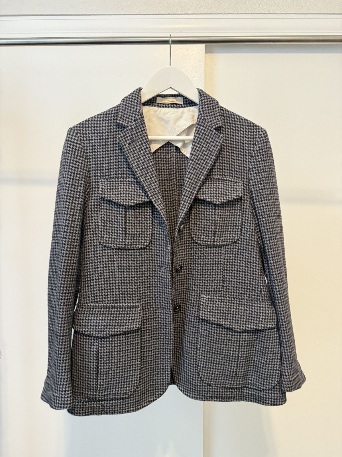 Massimo Alba Massimo Alba Houndstooth Sport Jacket Size US XS / EU 42 / 0 - 1 Thumbnail