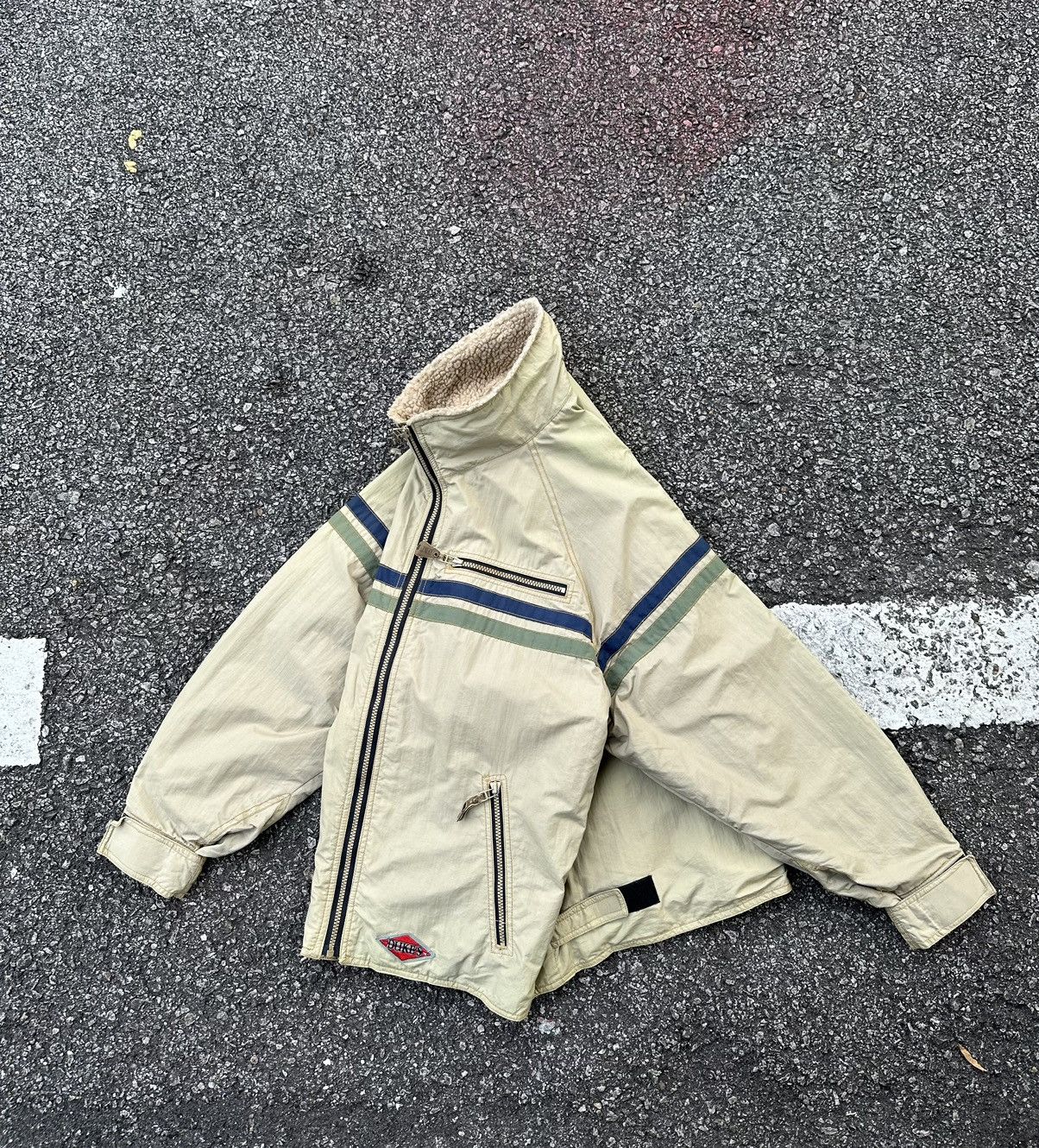Vintage 👹Vintage DUKES SNOWBOARDS Fleece Lined Jacket Size US L / EU 52-54 / 3 - 8 Thumbnail