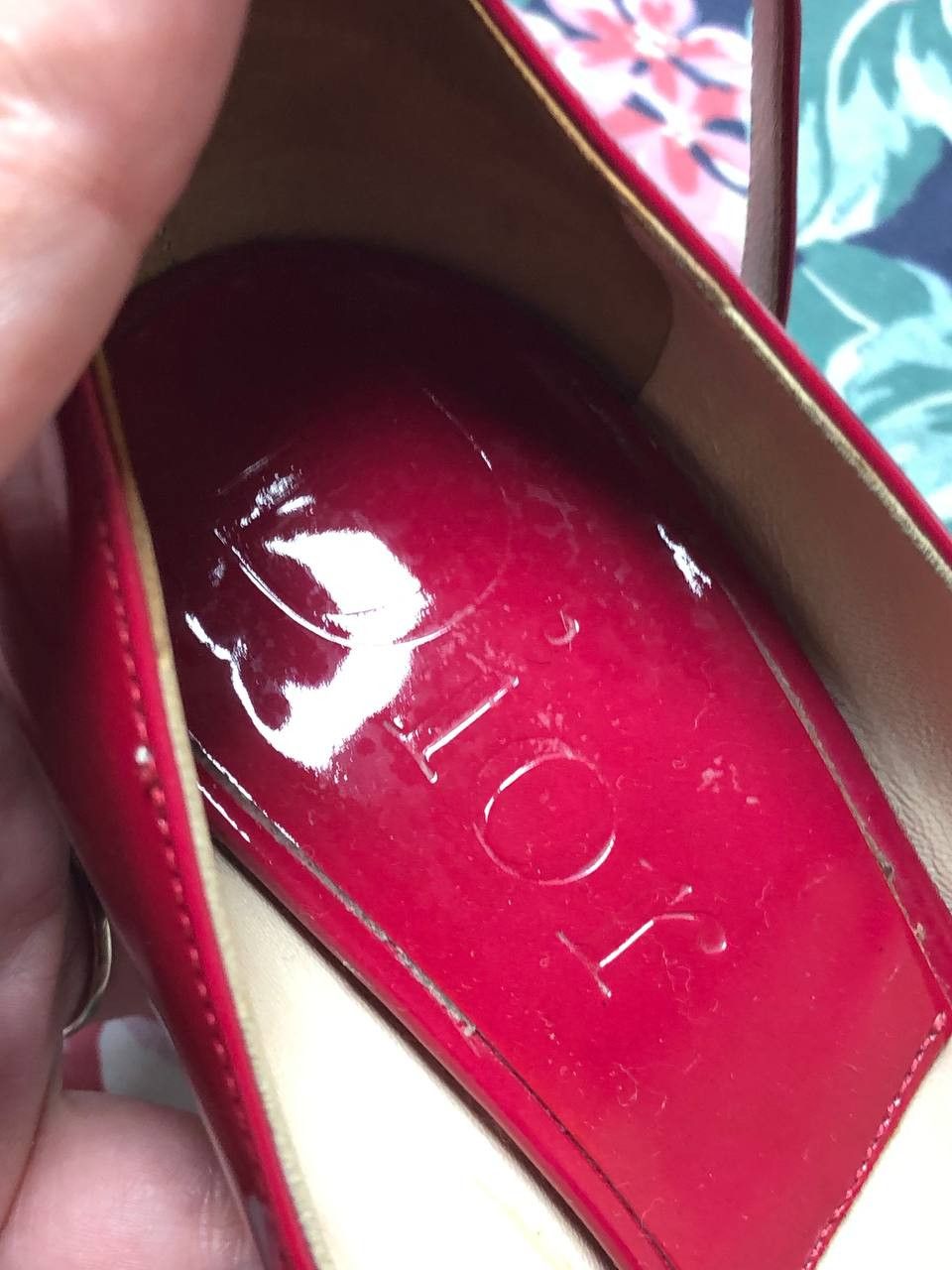 Christian Dior Monsieur Christian Dior Patent Leather Platform Heels Peep Toe Size US 7 / IT 37 - 2 Thumbnail