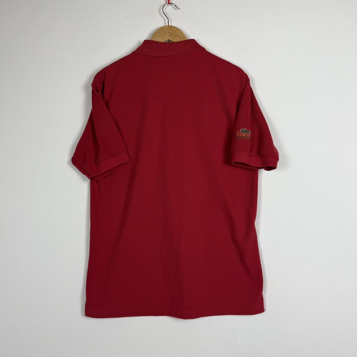 Lacoste Chemise Lacoste Red Polo Tee Made in France Size US M / EU 48-50 / 2 - 5 Thumbnail