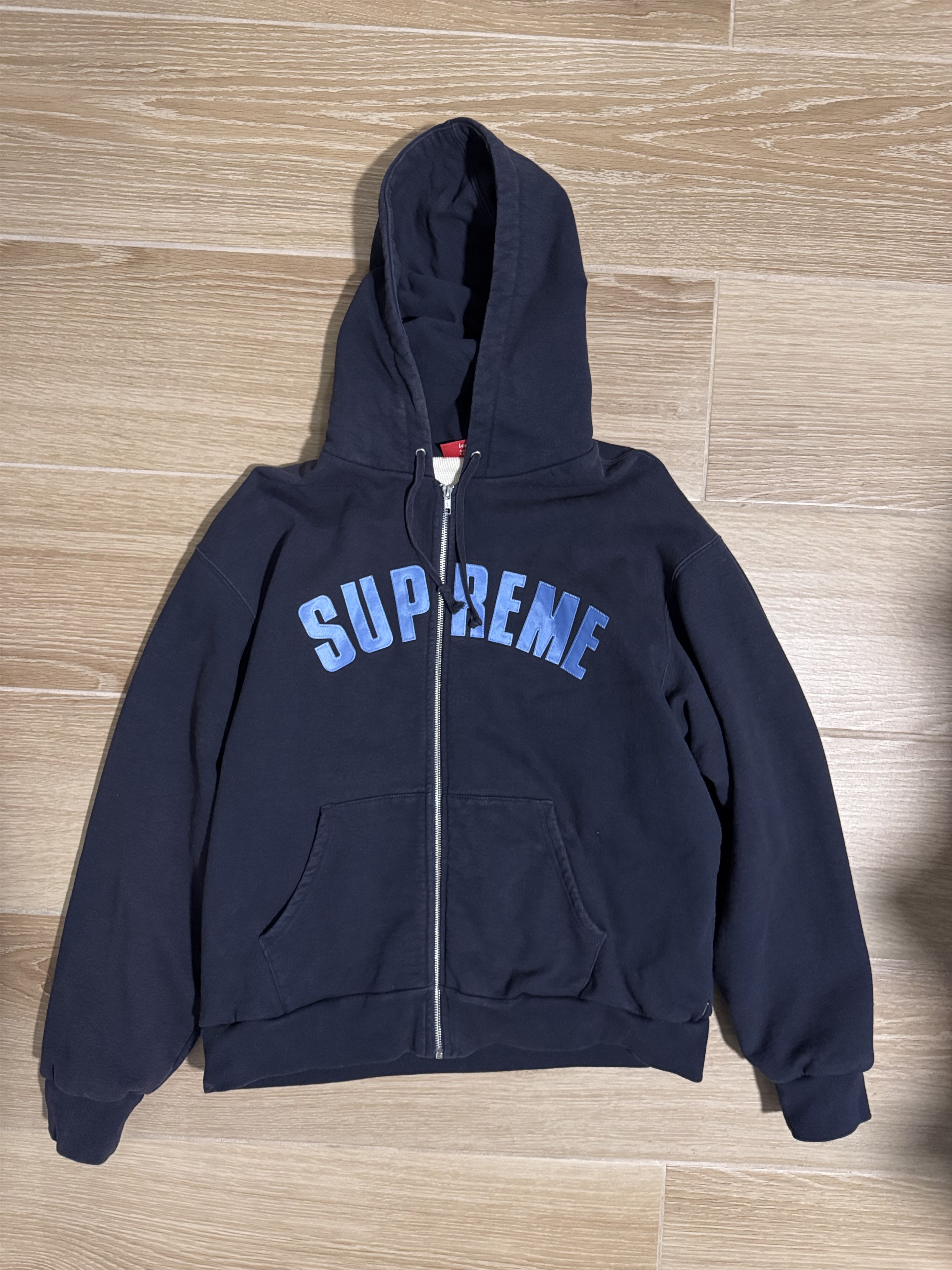 Hypebeast × Streetwear × Supreme Supreme Arc Thermal Zip Up Hooded