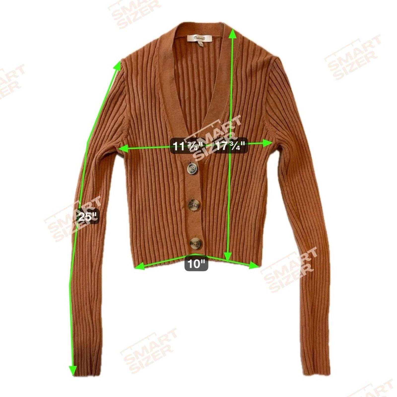 Madewell Madewell Cropped Cardigan Size M / US 6-8 / IT 42-44 - 5 Thumbnail