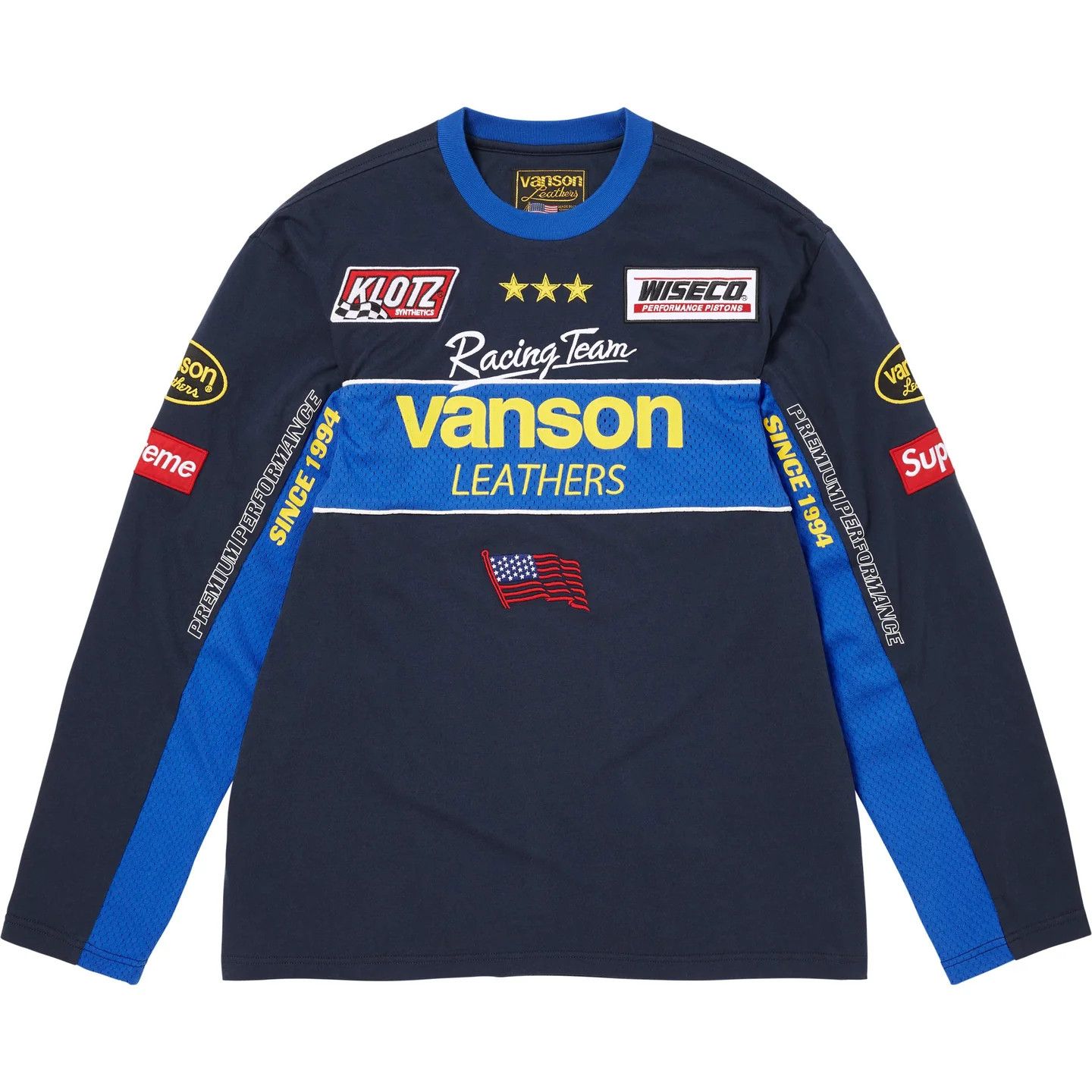 Supreme × Vanson Leathers Supreme Vanson Leathers L/S Top Size US L / EU 52-54 / 3 - 1 Thumbnail