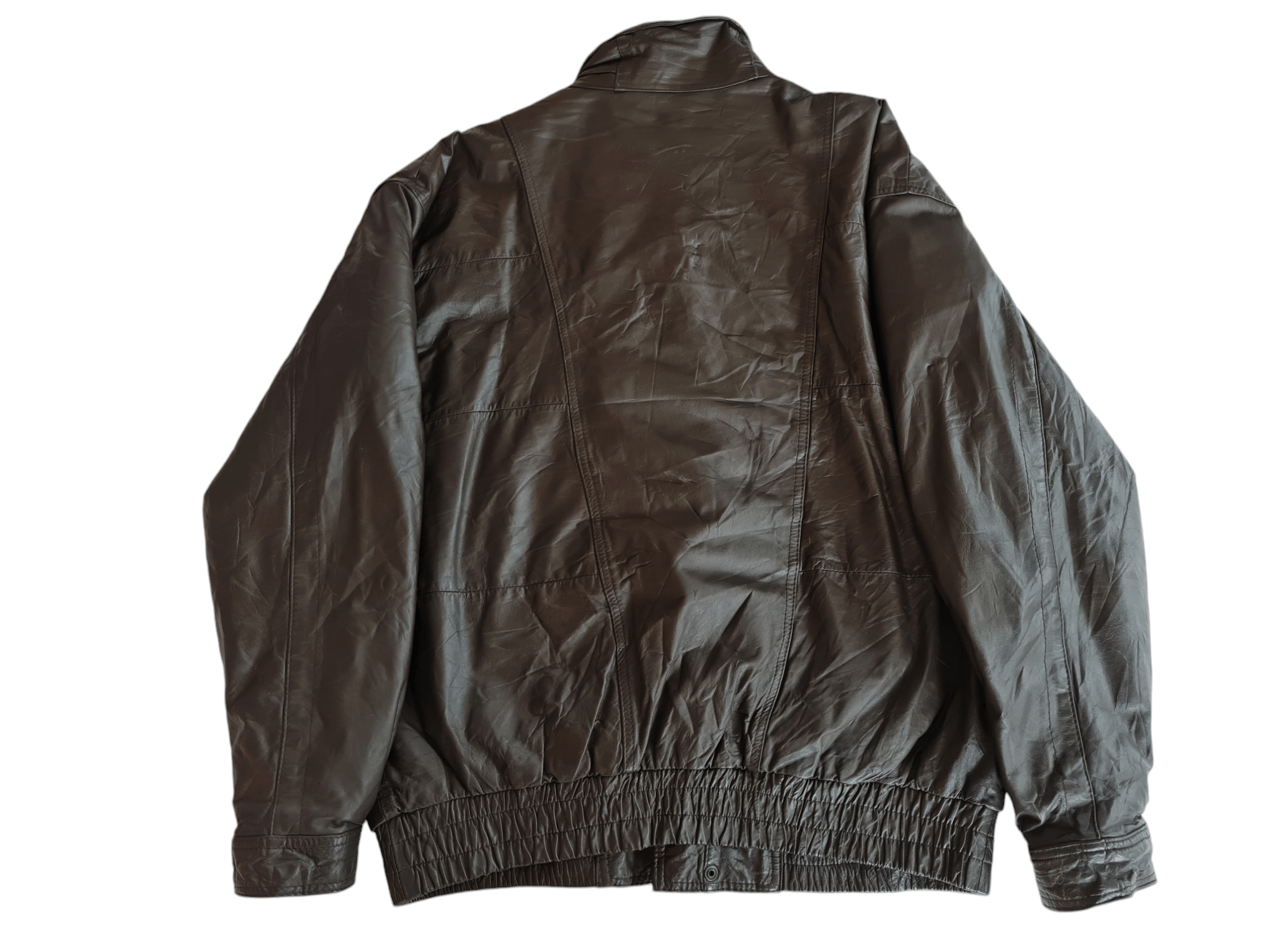 Valentino Vtg Valentino Uomo Leather Jacket Size US XL / EU 56 / 4 - 4 Thumbnail