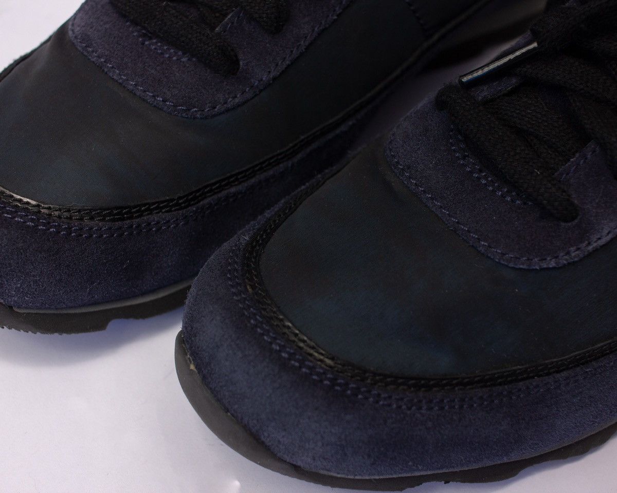 Prada 835$MRP Prada Sport Navy Blue Suede and Nylon Low Top Sneak Size US 8 / EU 41 - 14 Thumbnail
