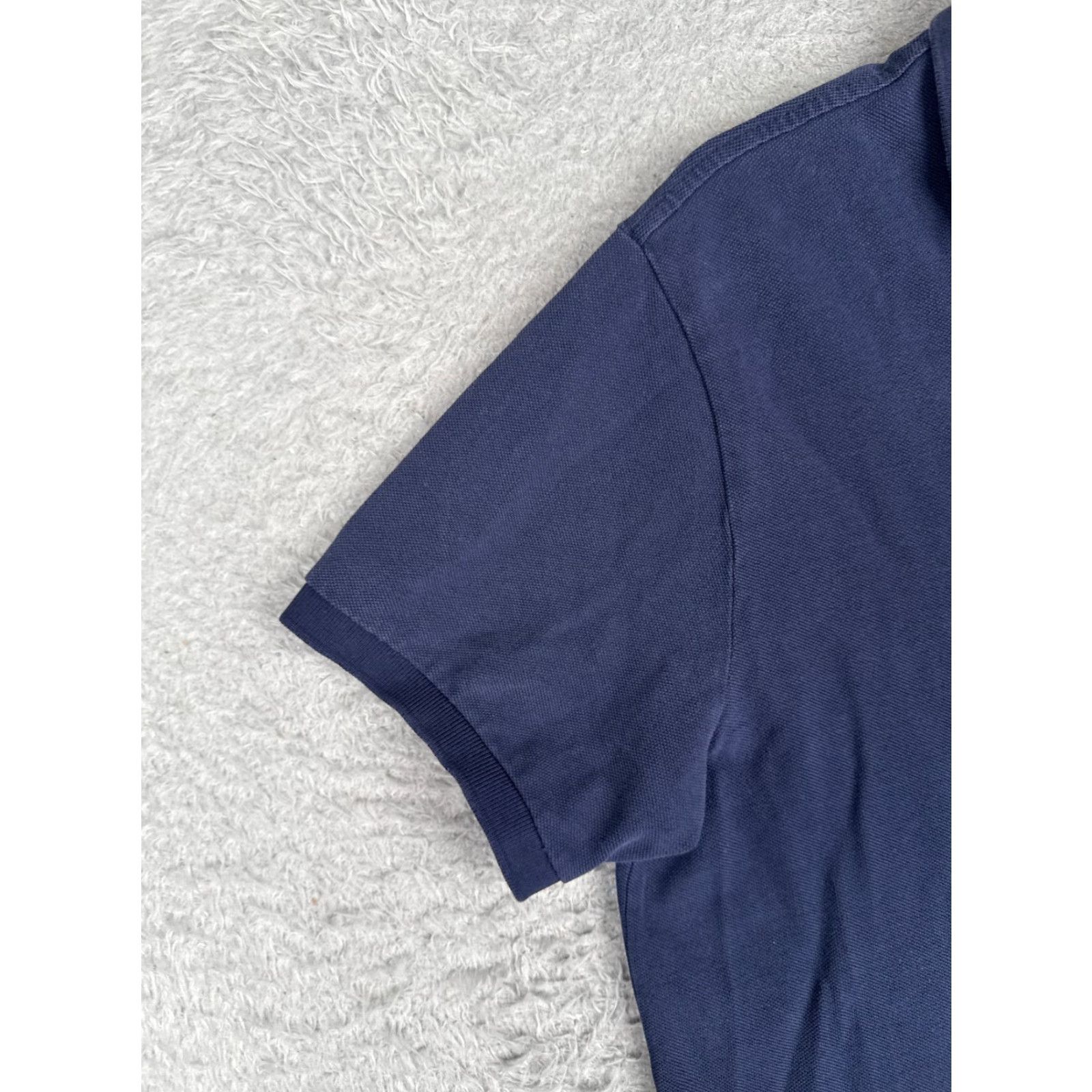 Ralph Lauren VINTAGE Ralph Lauren Polo Shirt Adult Large Blue 100% Cotton Custom Fit Golf Shirt Size US L / EU 52-54 / 3 - 3 Thumbnail