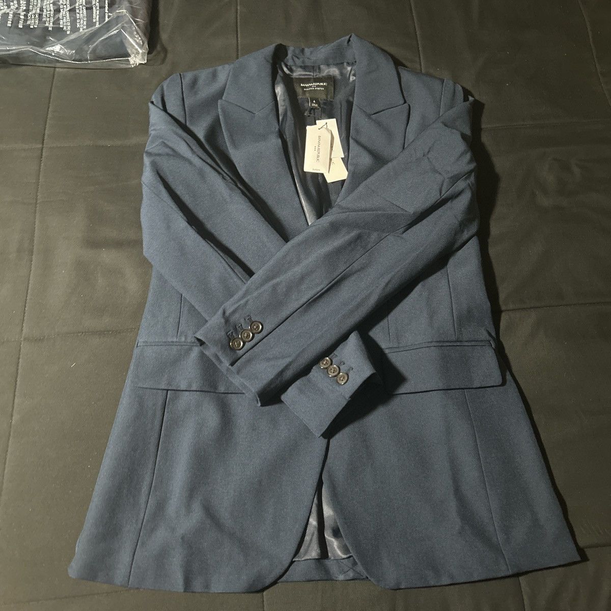Banana Republic Navy Blue Blazer Size 34S - 1 Thumbnail