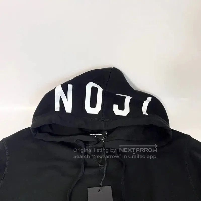 Dsquared2 DSQUARED2 Black Cotton Men's Hoodie . Size US M / EU 48-50 / 2 - 2 Thumbnail